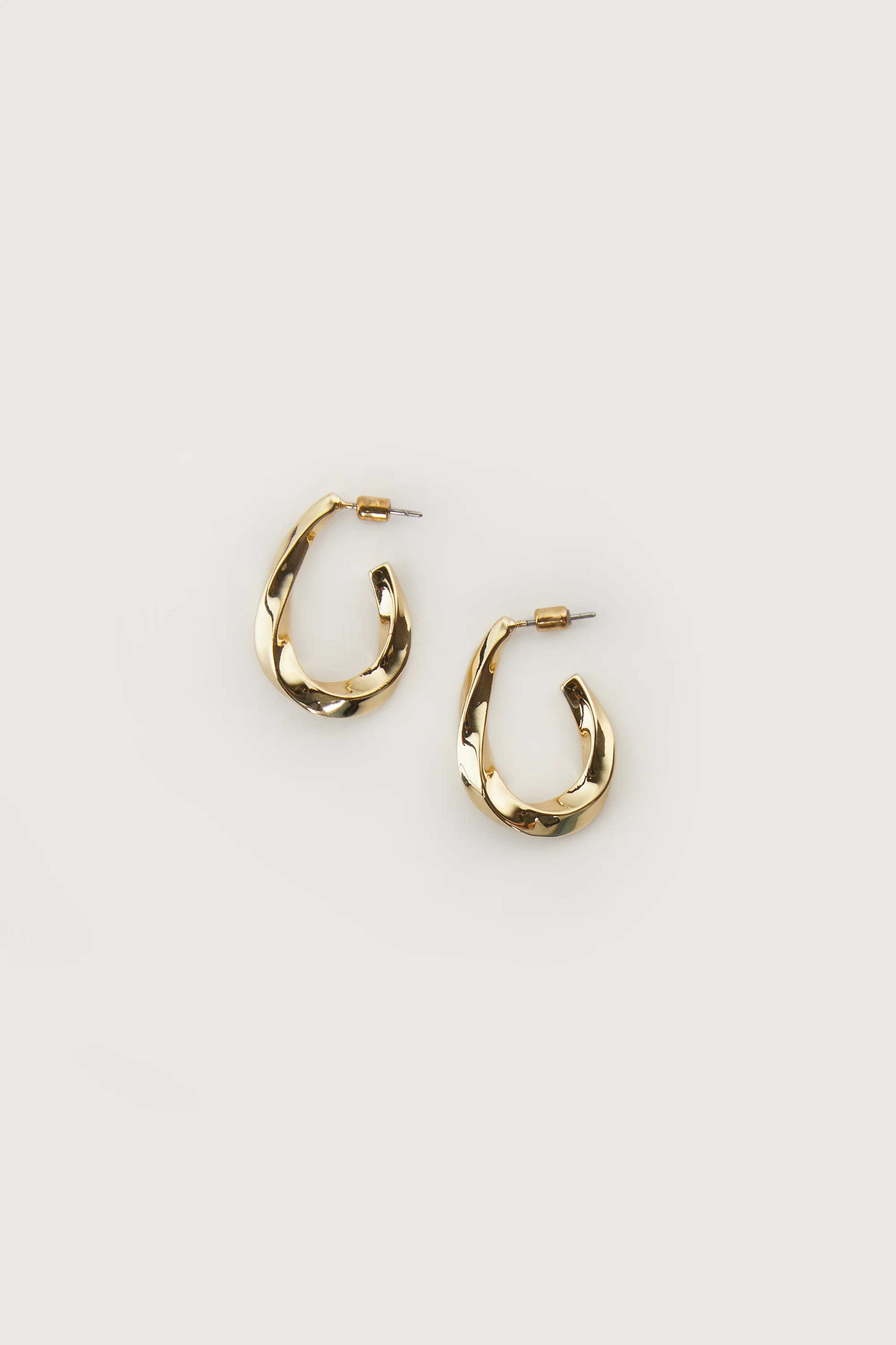 ABSTRACT OPEN HOOP EARRING - Image 3