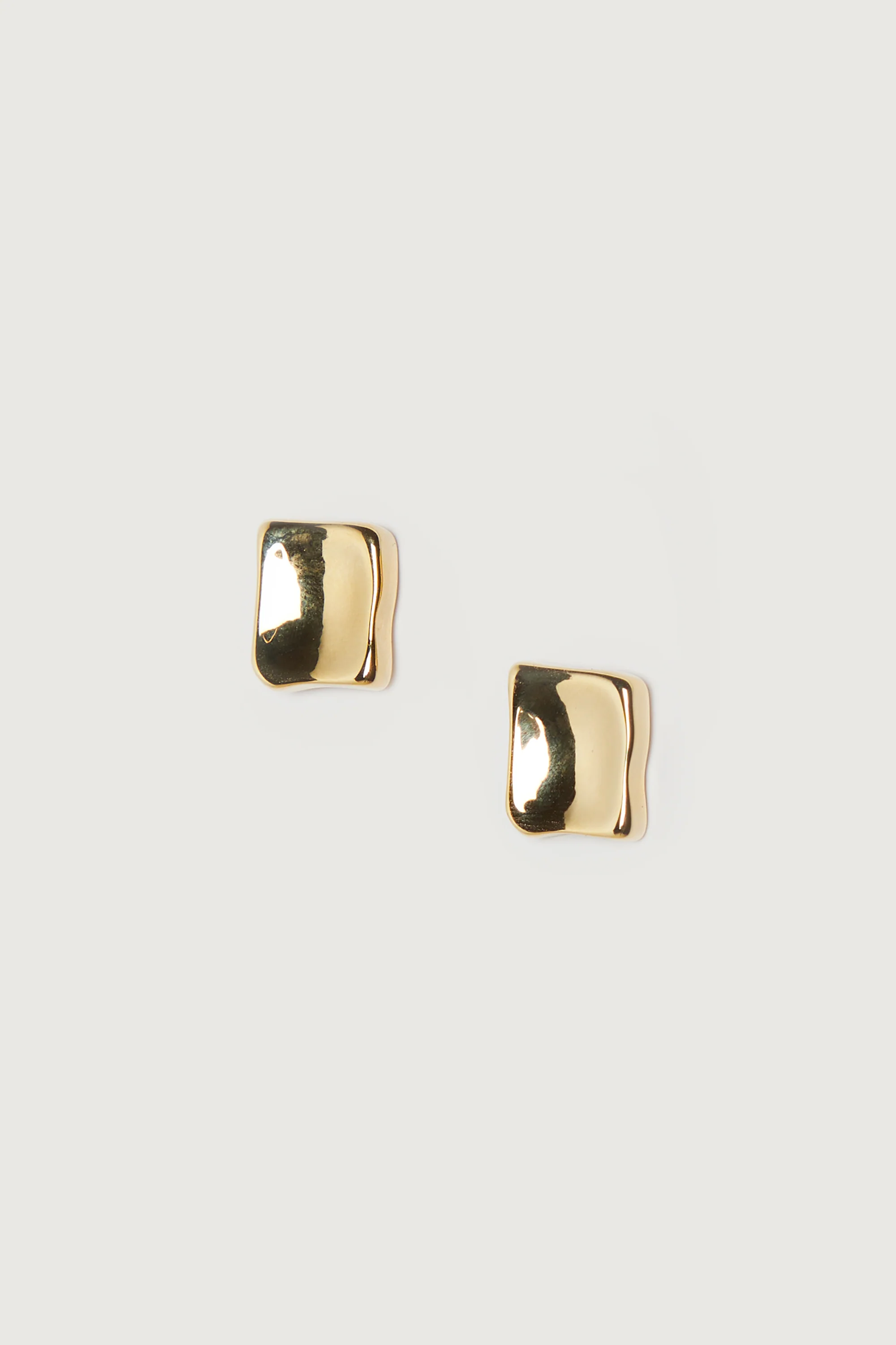ABSTRACT SQUARE STUD EARRING - Image 3