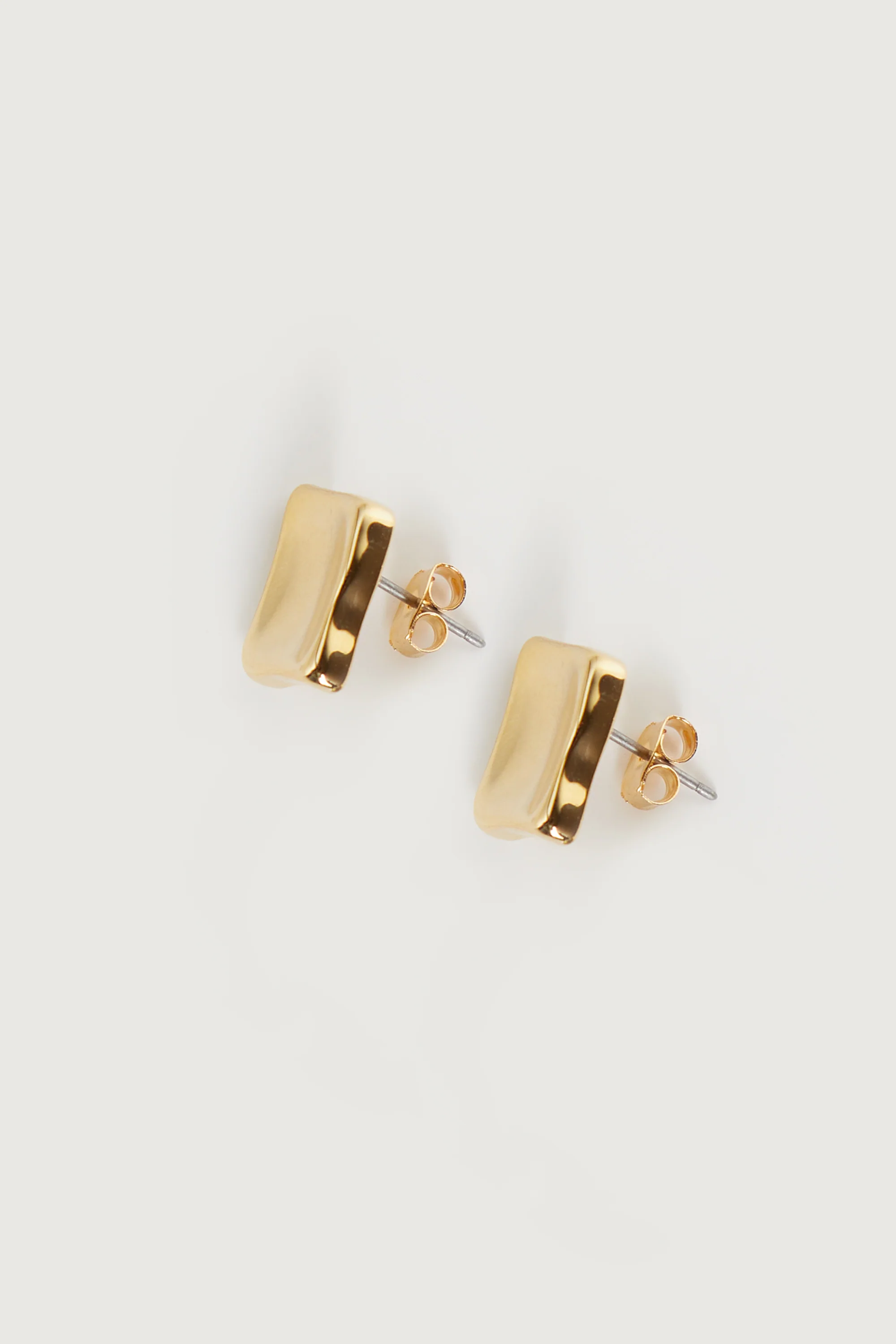 ABSTRACT SQUARE STUD EARRING - Image 4