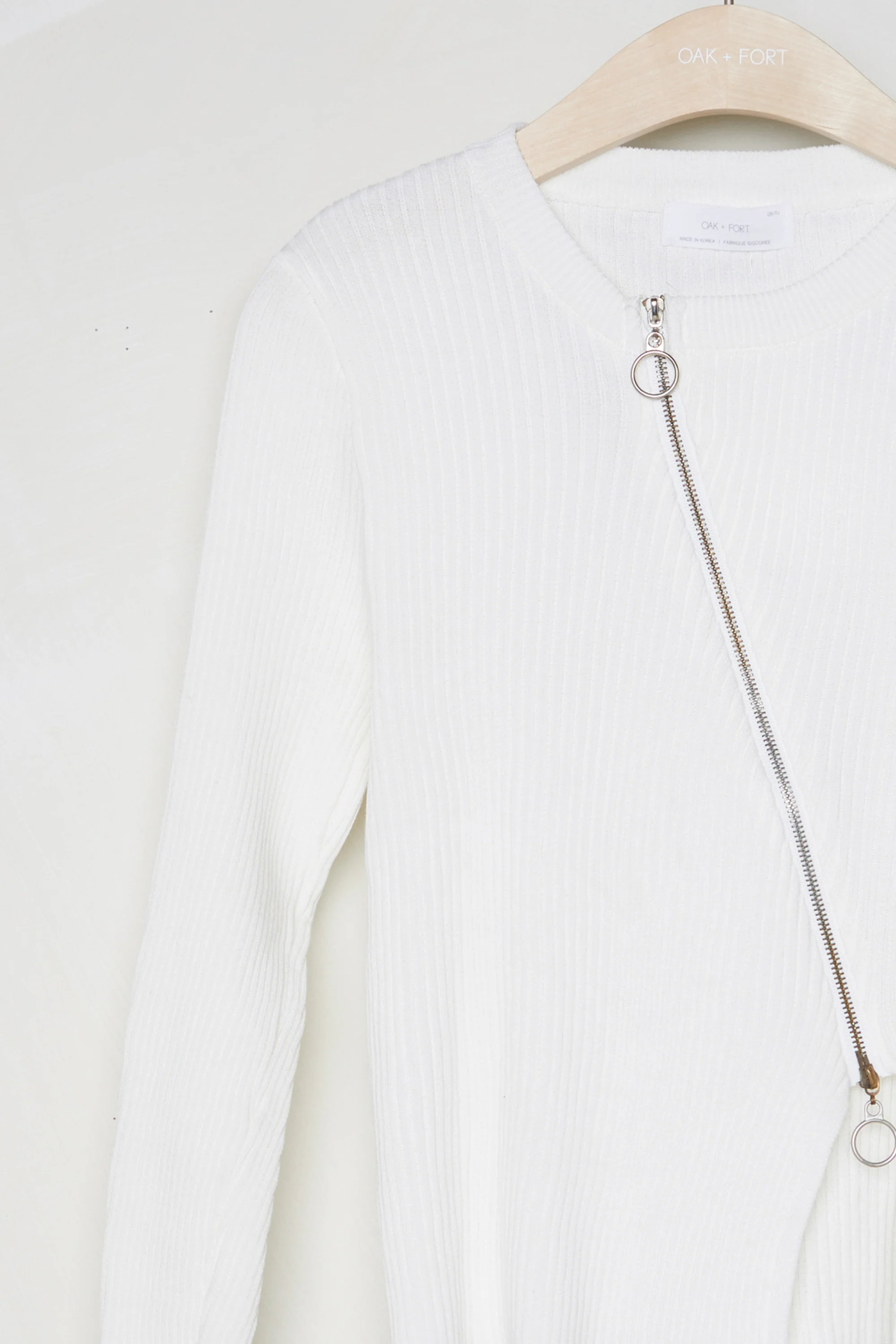 ASYMMETRICAL ZIP FRONT TOP - Image 7