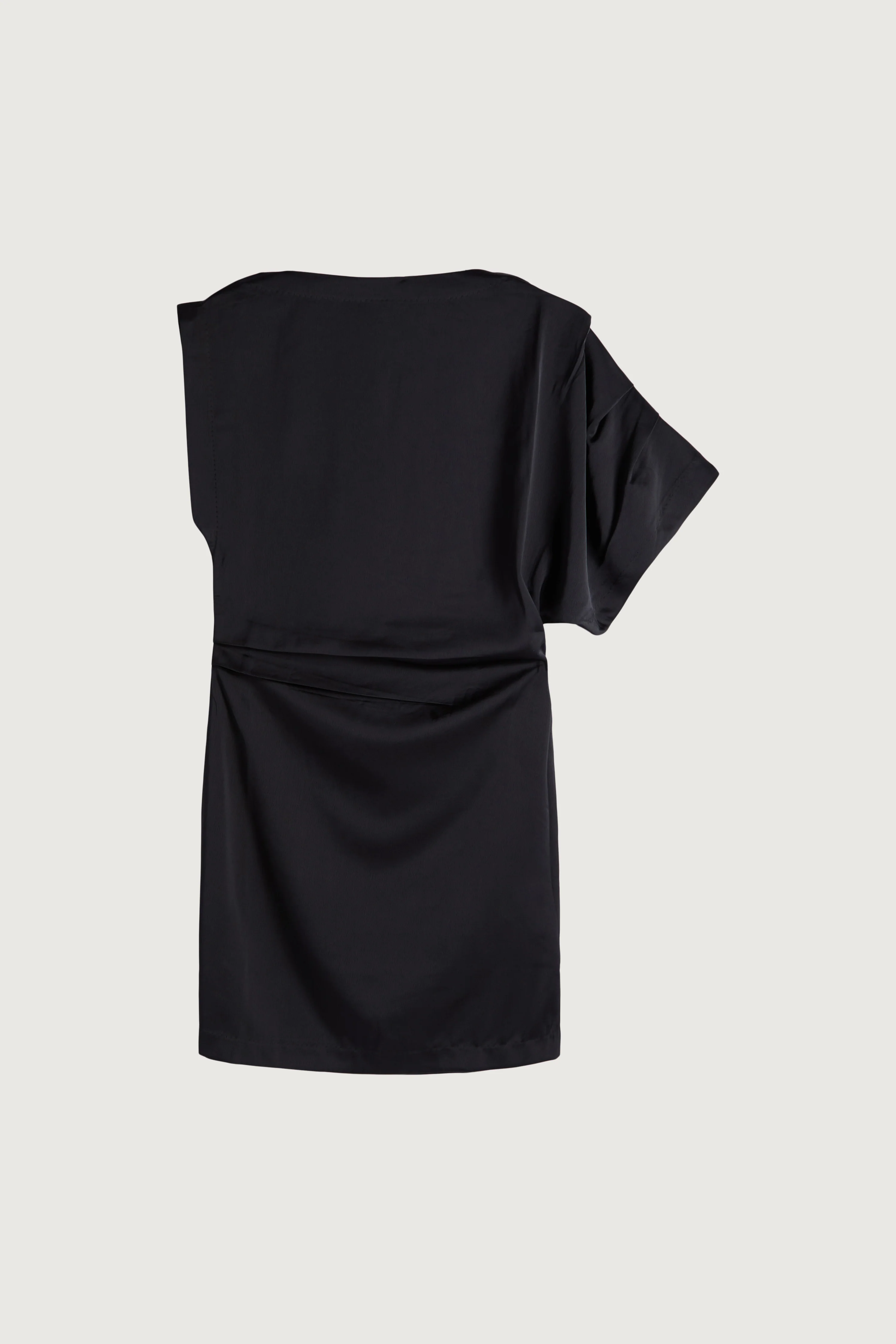 ASYMMETRICAL BAT SLEEVE MINI DRESS - Image 5