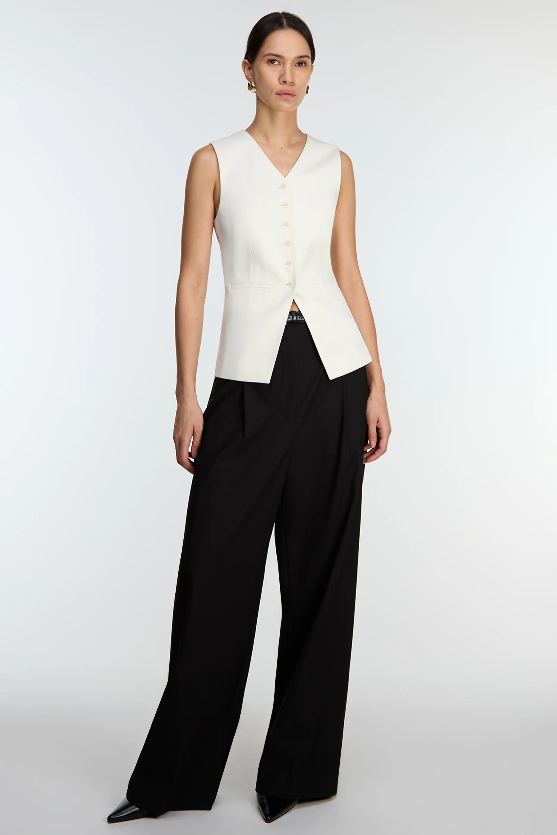 BUTTON FRONT SUITING VEST - Image 6