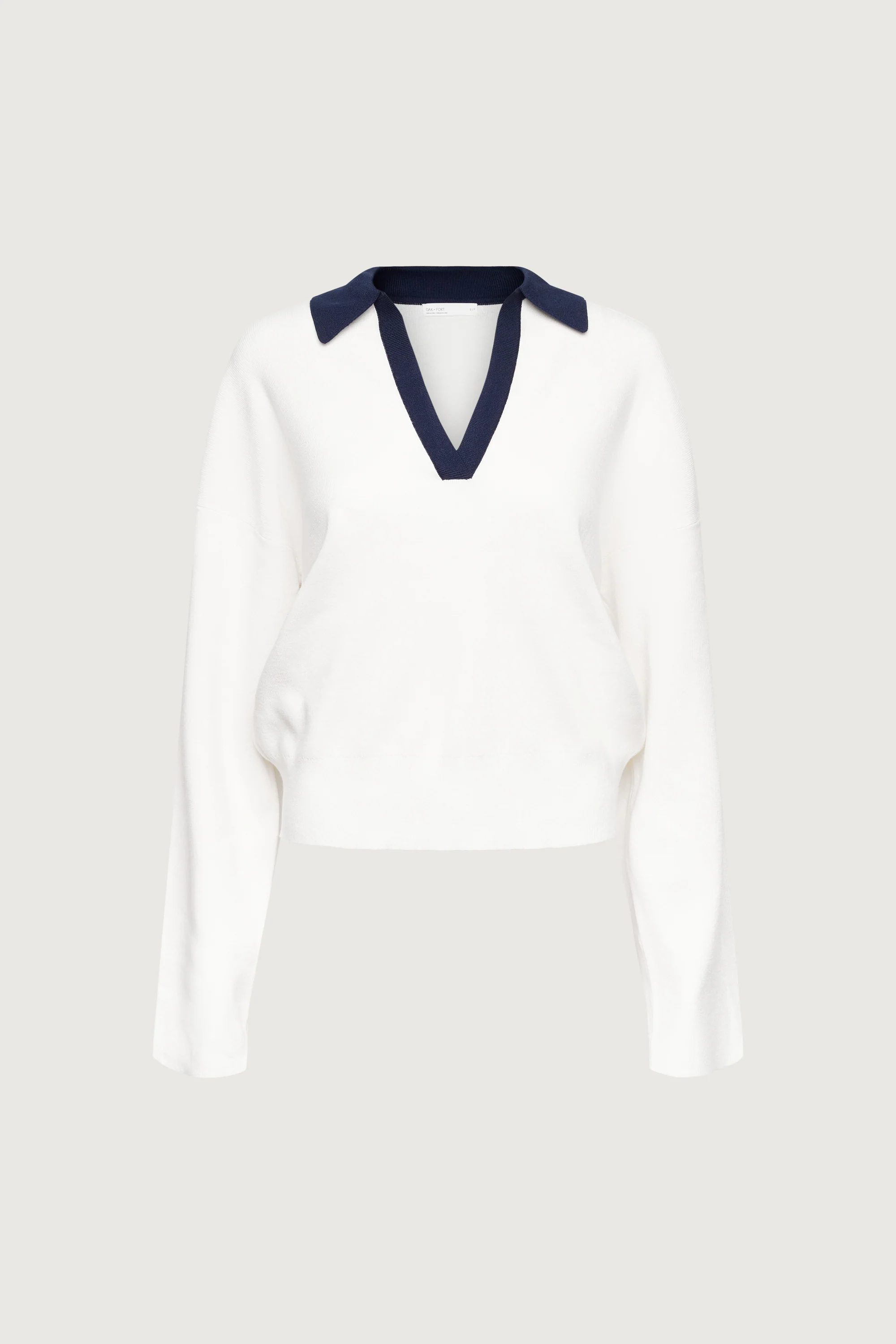 CONTRAST COLLARED SWEATER - Image 10