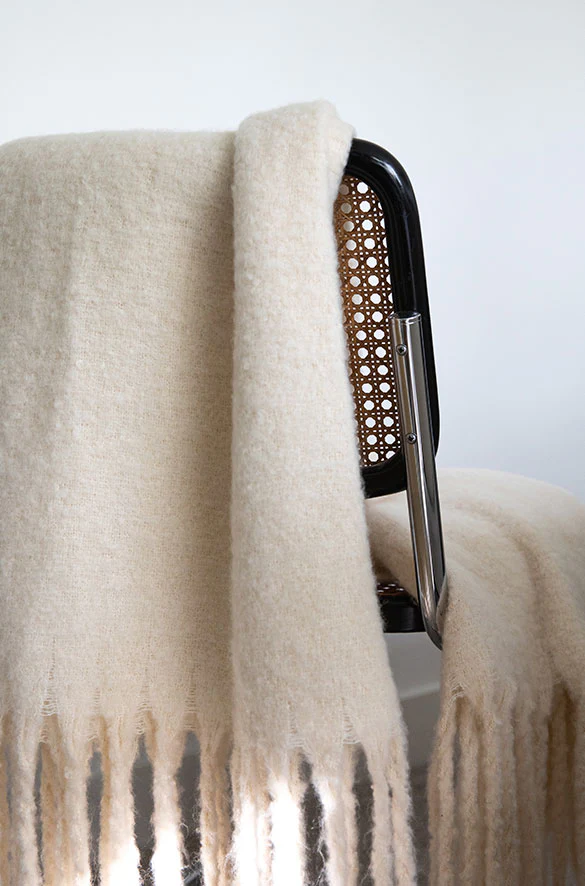 COZY WOOL BLEND THROW - Image 3