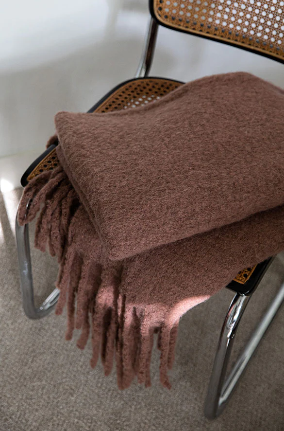 COZY WOOL BLEND THROW - Image 5