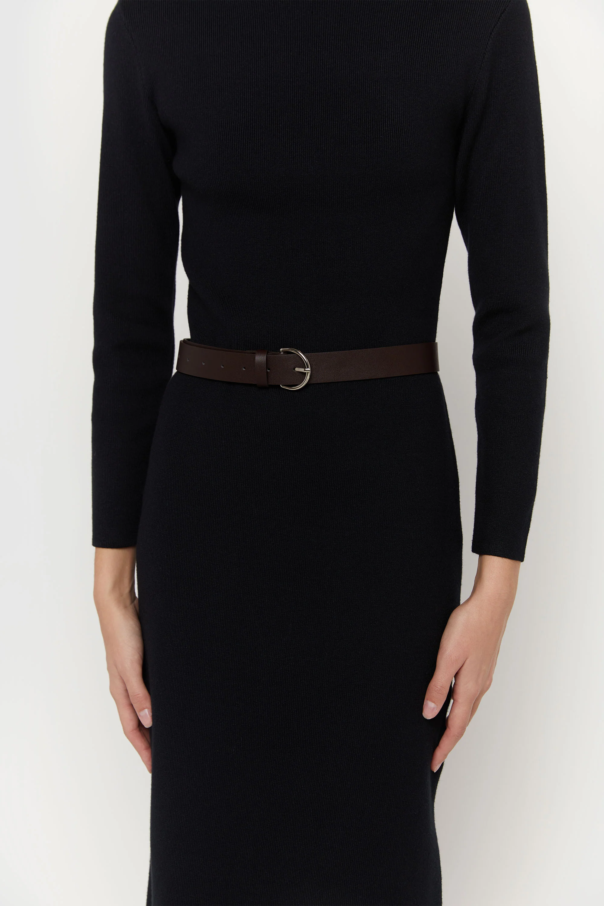 CURVED BUCKLE BELT - Image 3