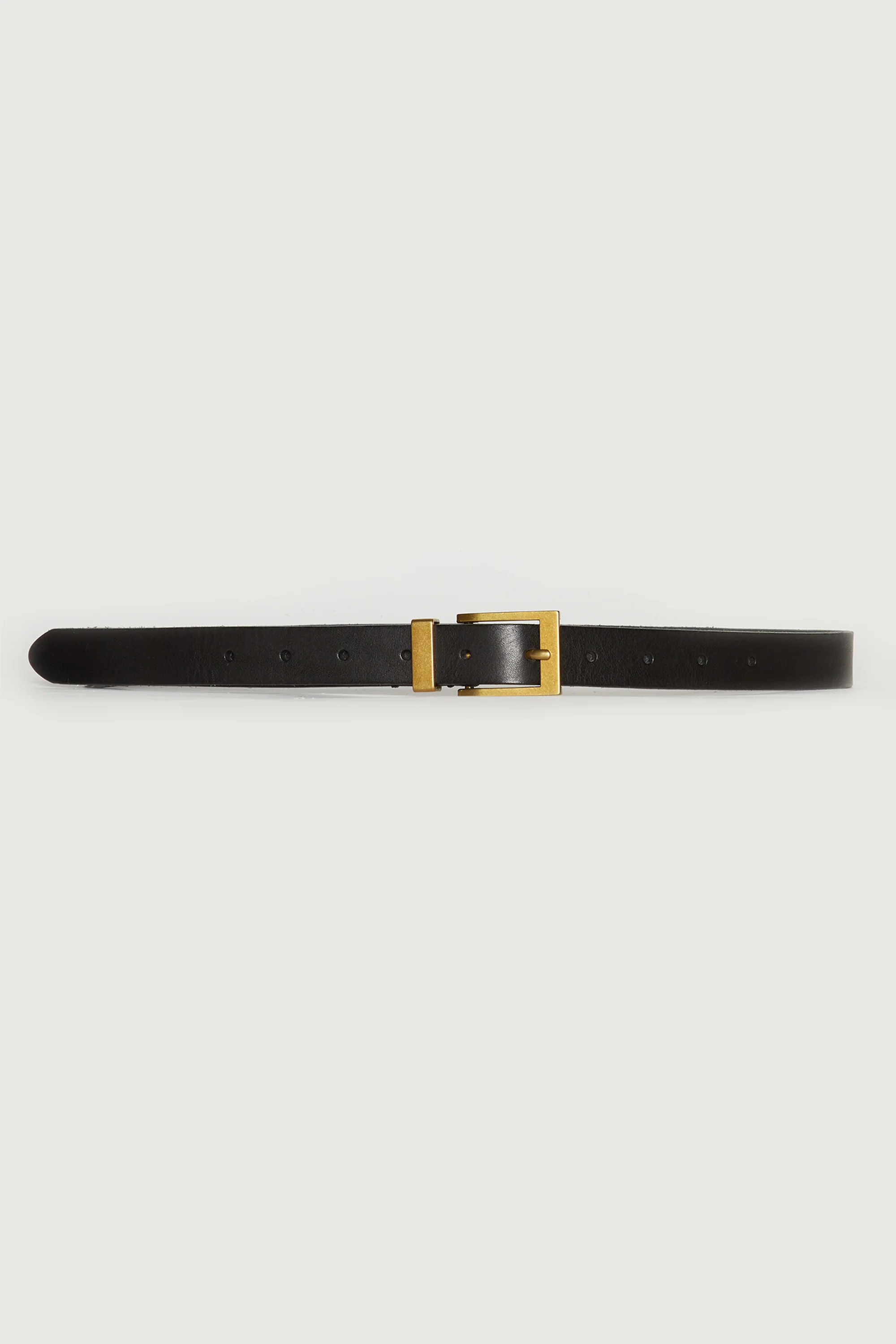 GENUINE LEATHER SQUARE BUCKLE BELT - Image 4