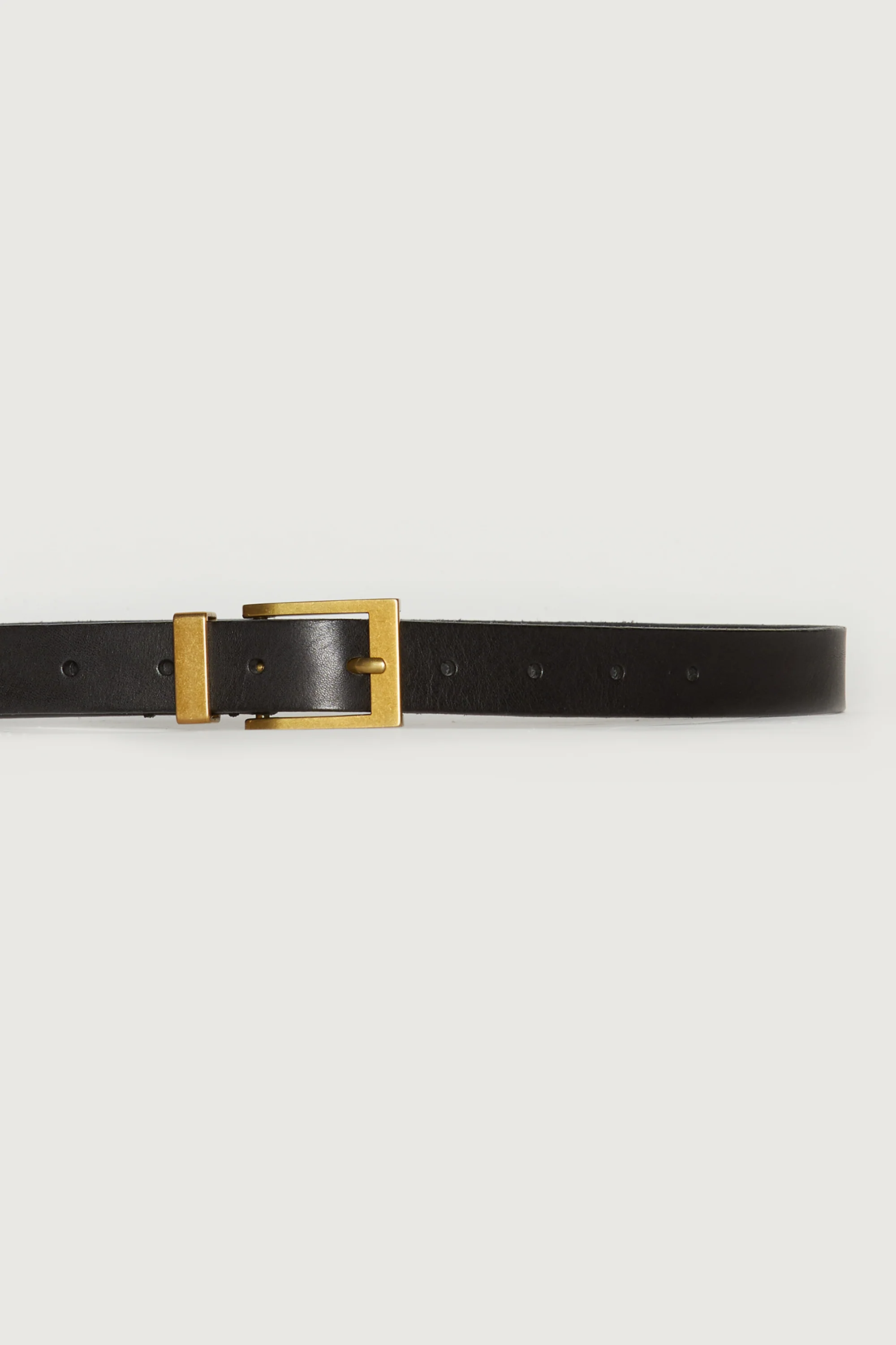 GENUINE LEATHER SQUARE BUCKLE BELT - Image 5