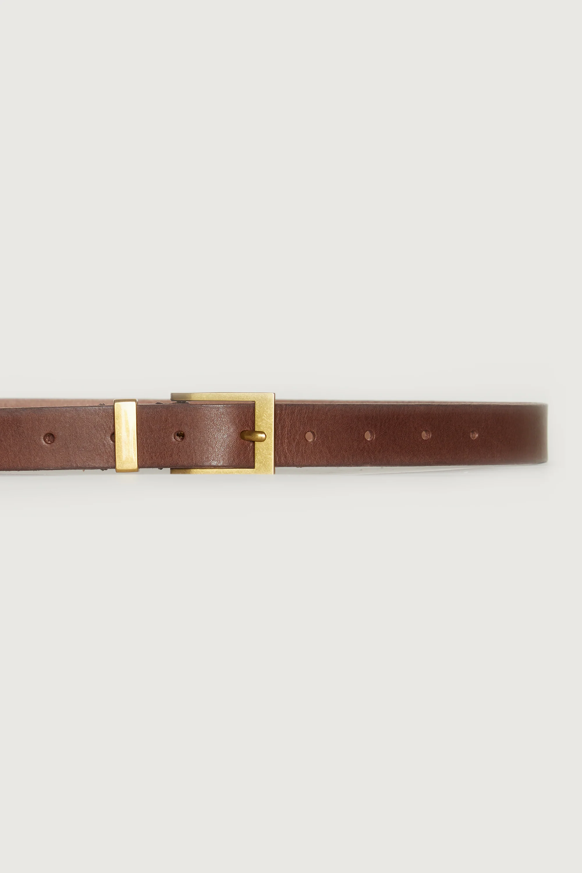 GENUINE LEATHER SQUARE BUCKLE BELT - Image 8