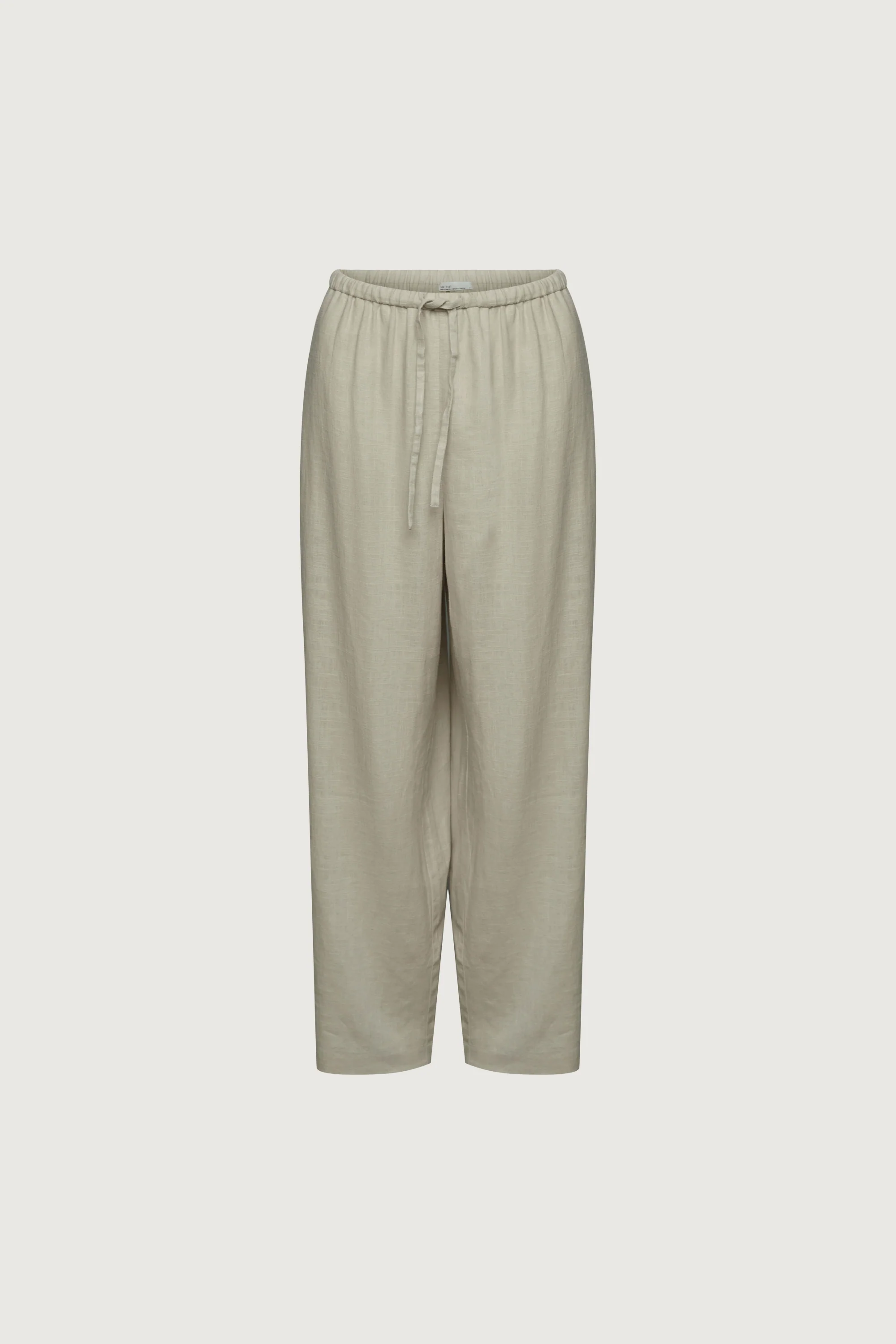LINEN BLEND WIDE LEG PANT - Image 6