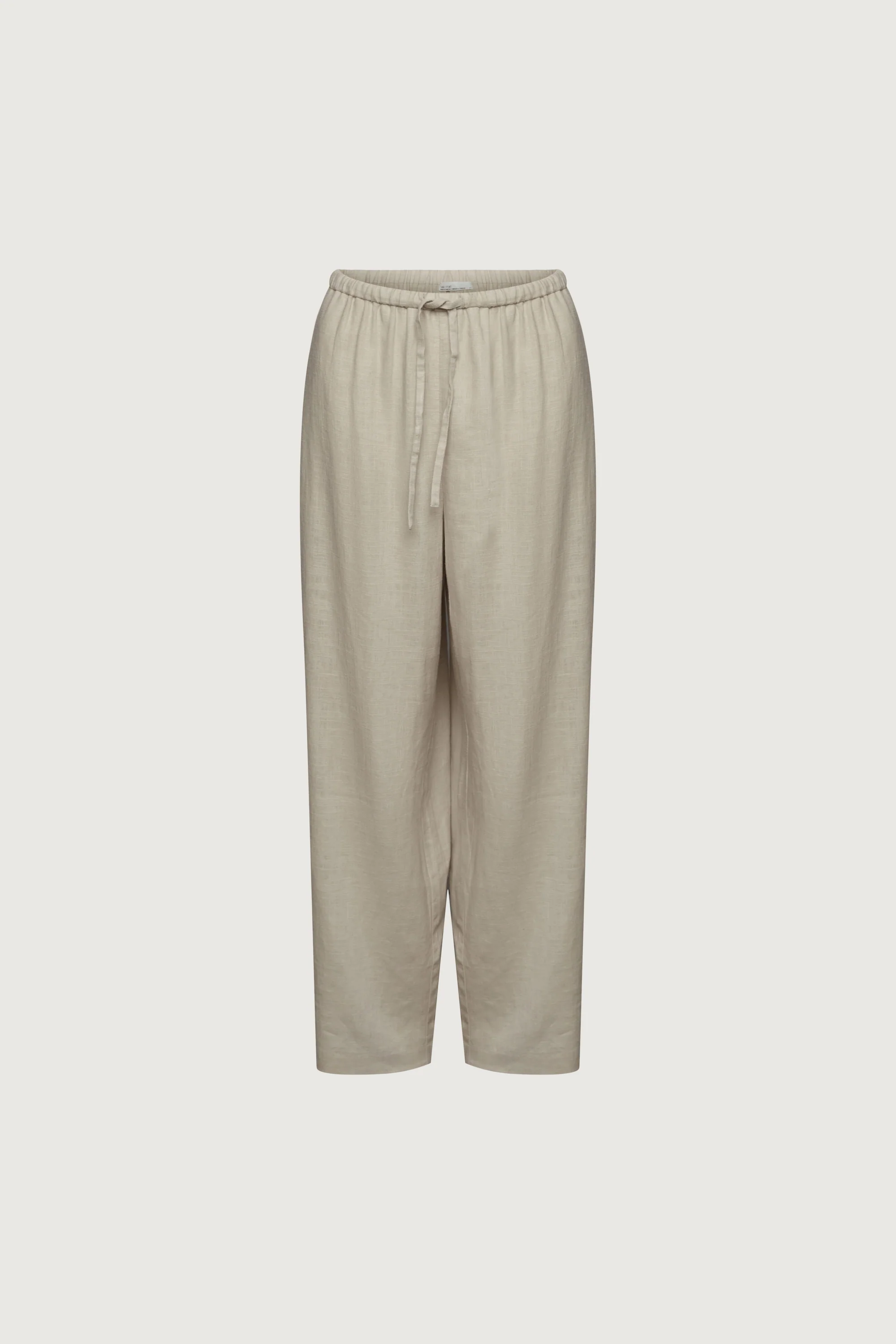 LINEN BLEND WIDE LEG PANT - Image 9