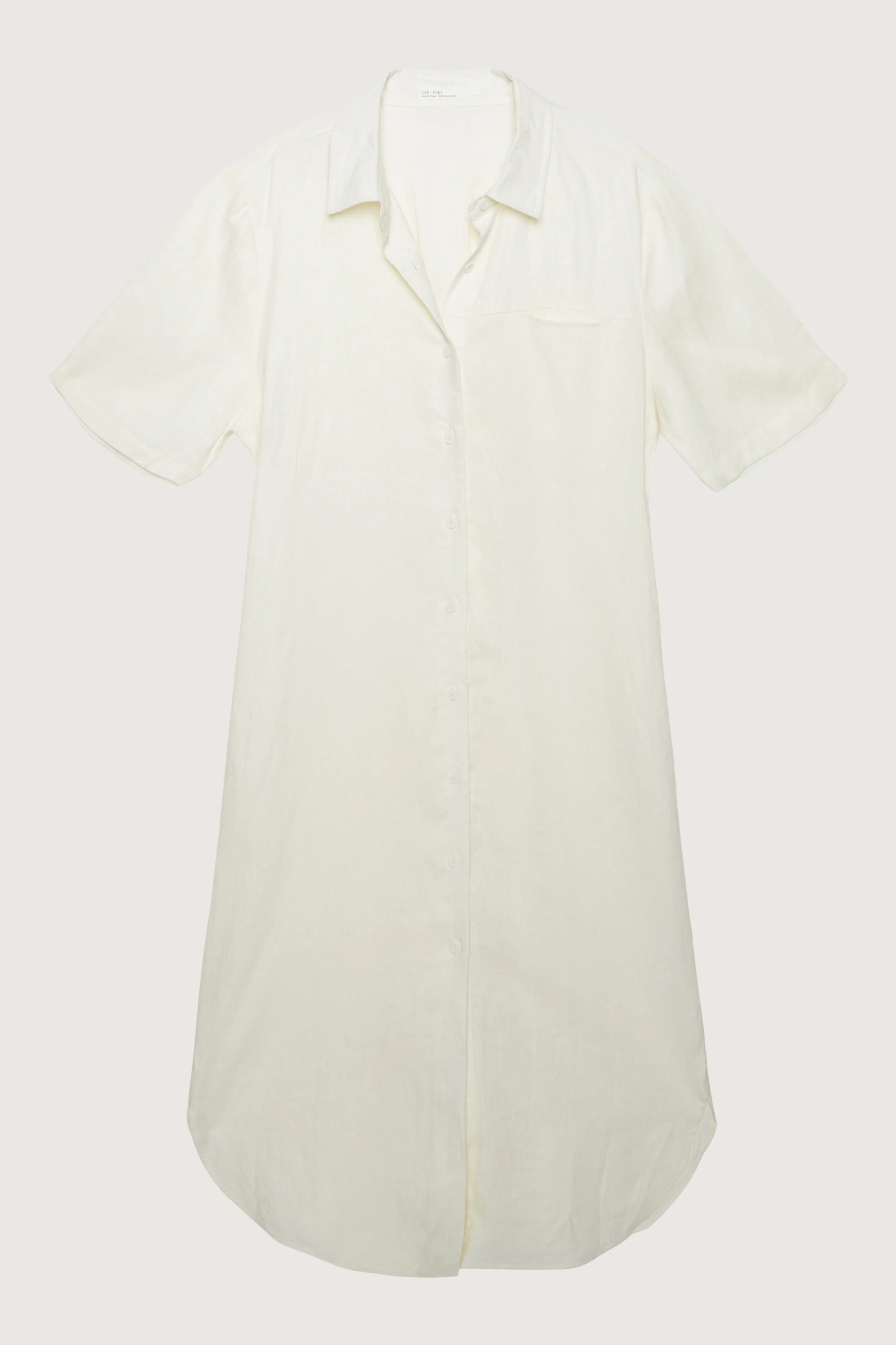 100% LINEN SHIRT DRESS - Image 4