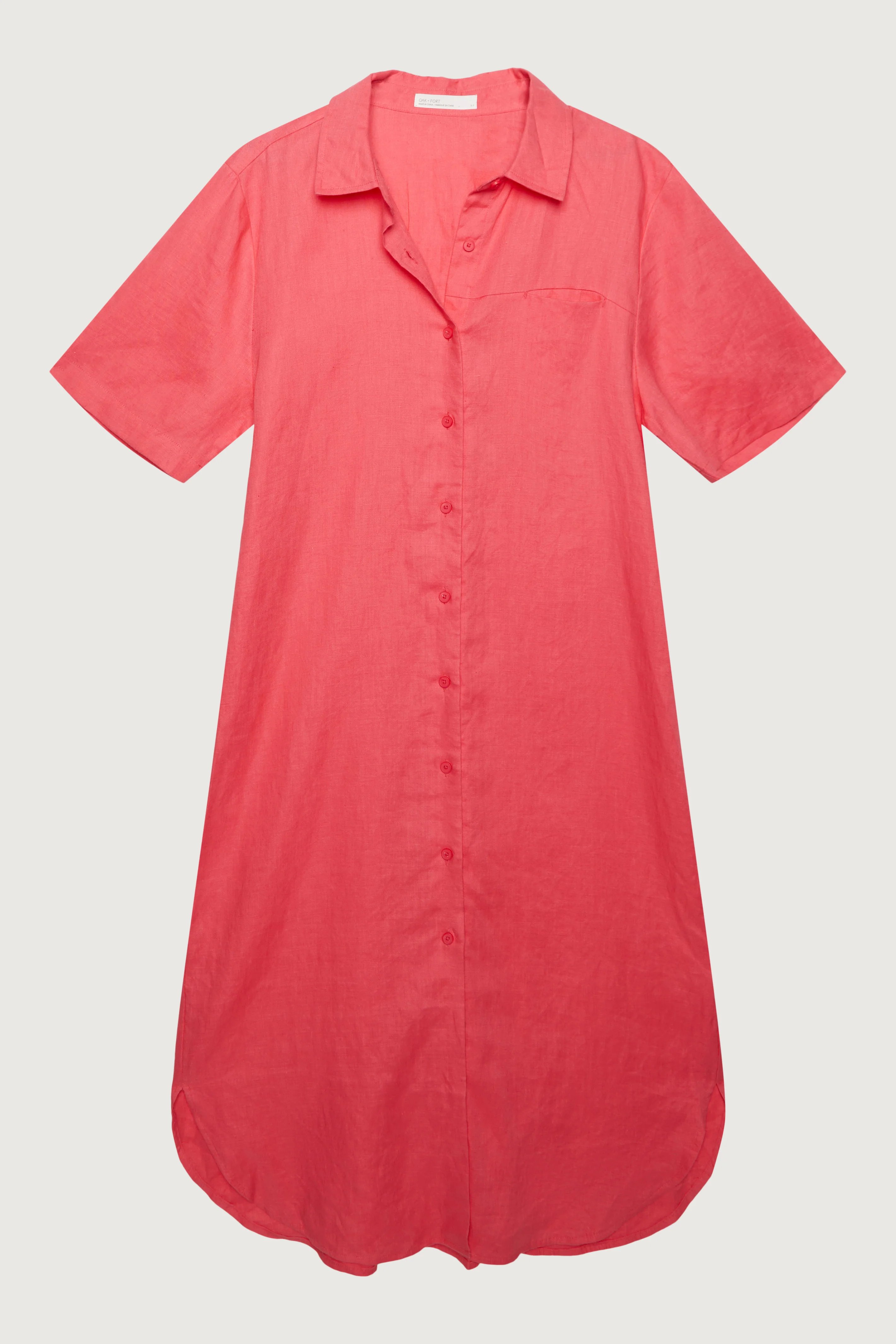 100% LINEN SHIRT DRESS - Image 6