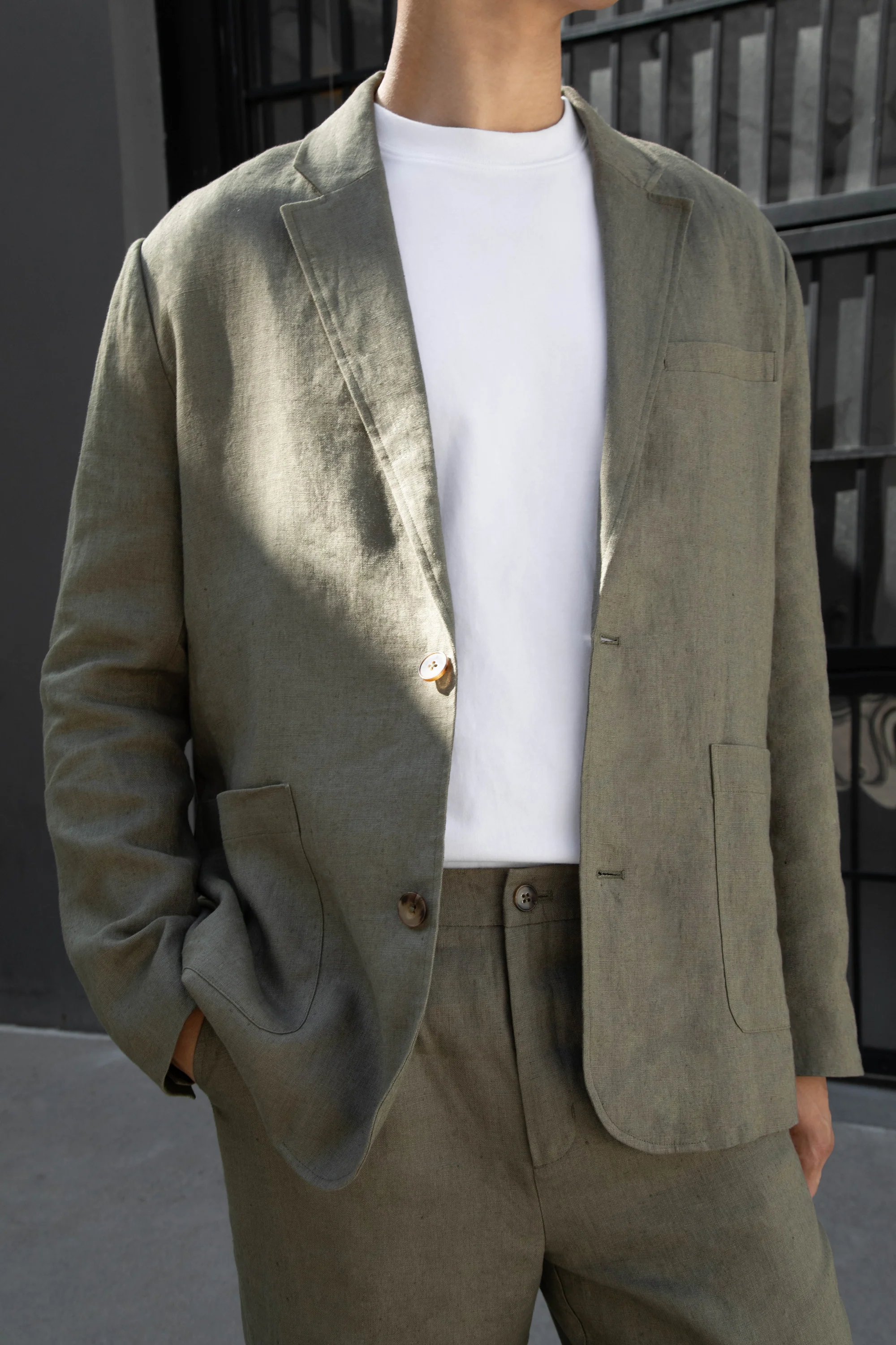 100% LINEN BLAZER - Image 3