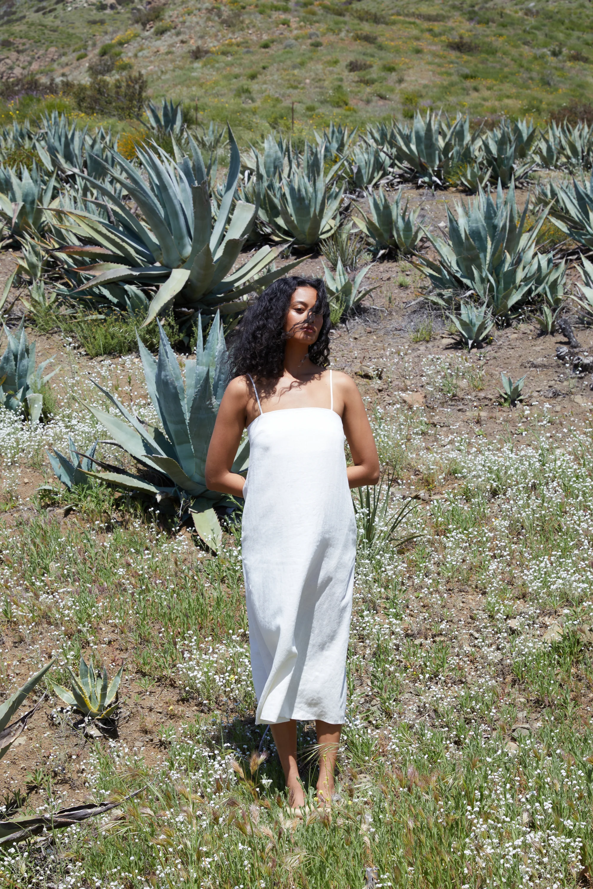 100% LINEN TENT DRESS - Image 5