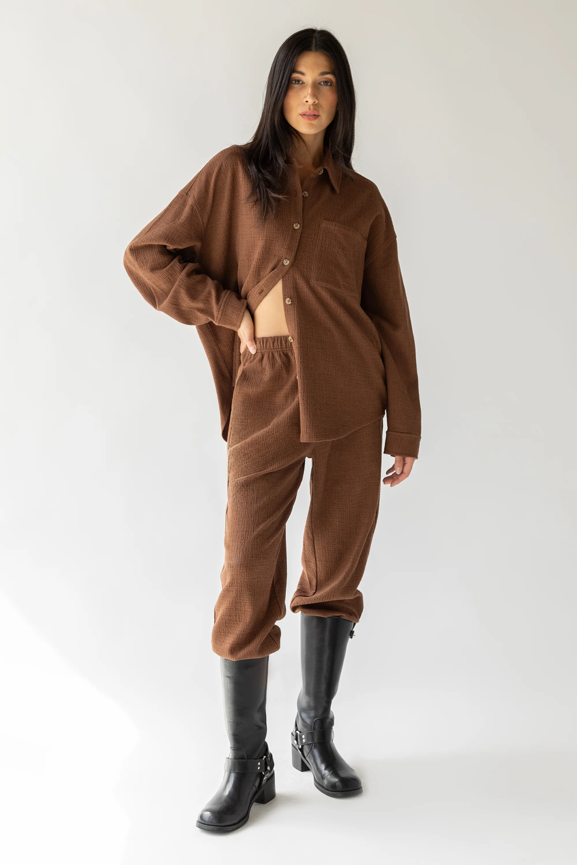 OVERSIZED KNIT SHIRT - Image 11