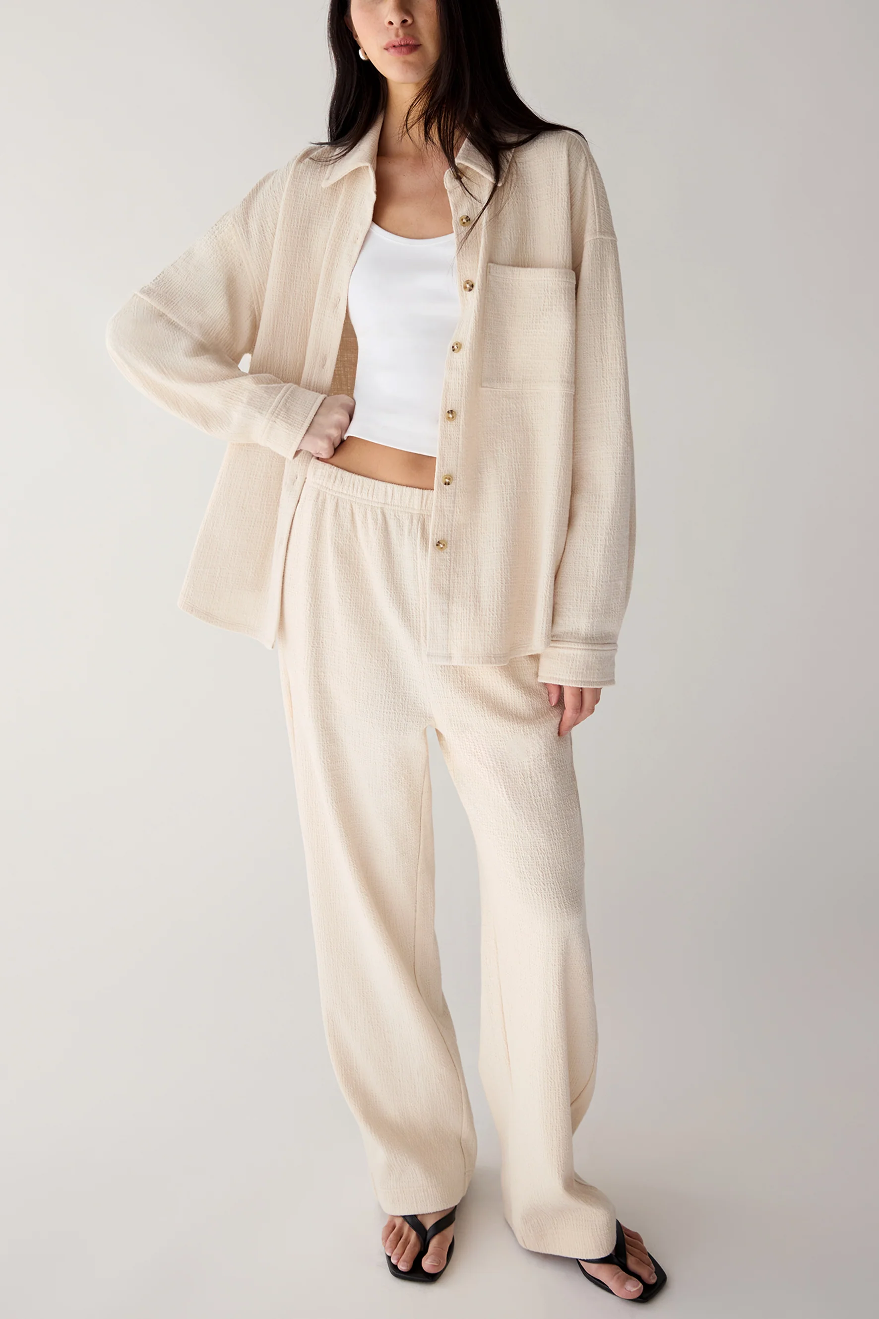 OVERSIZED KNIT SHIRT - Image 13