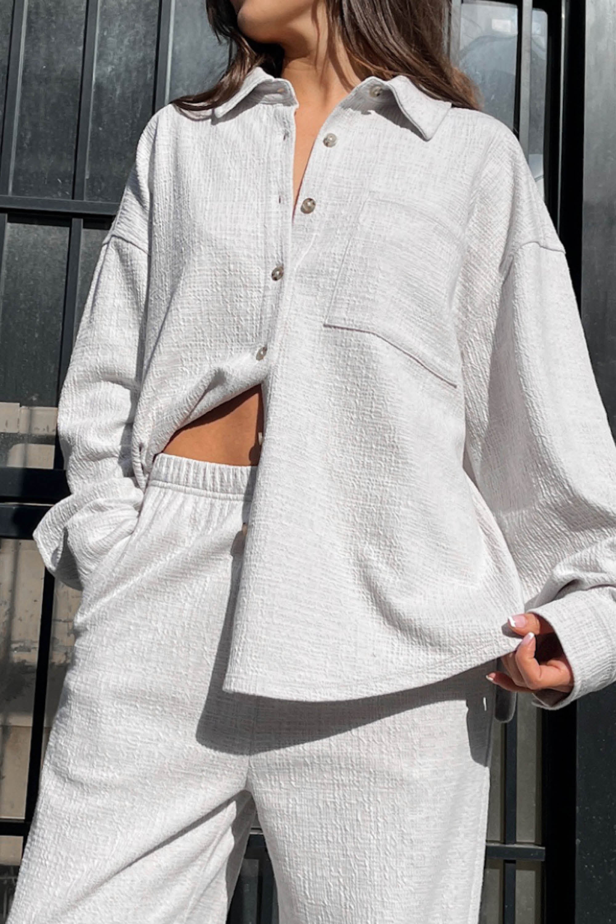 OVERSIZED KNIT SHIRT - Image 17