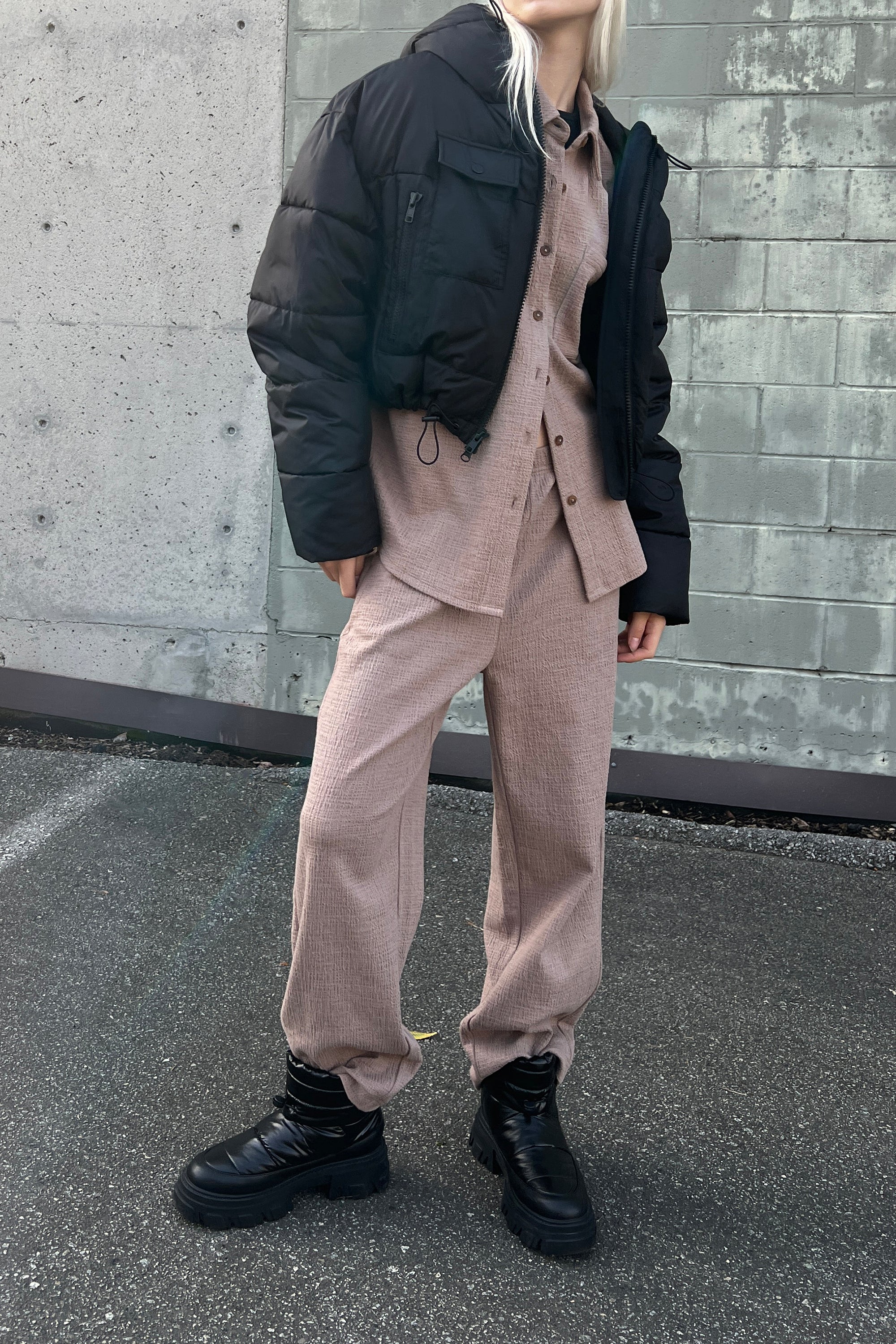 OVERSIZED KNIT SHIRT - Image 6