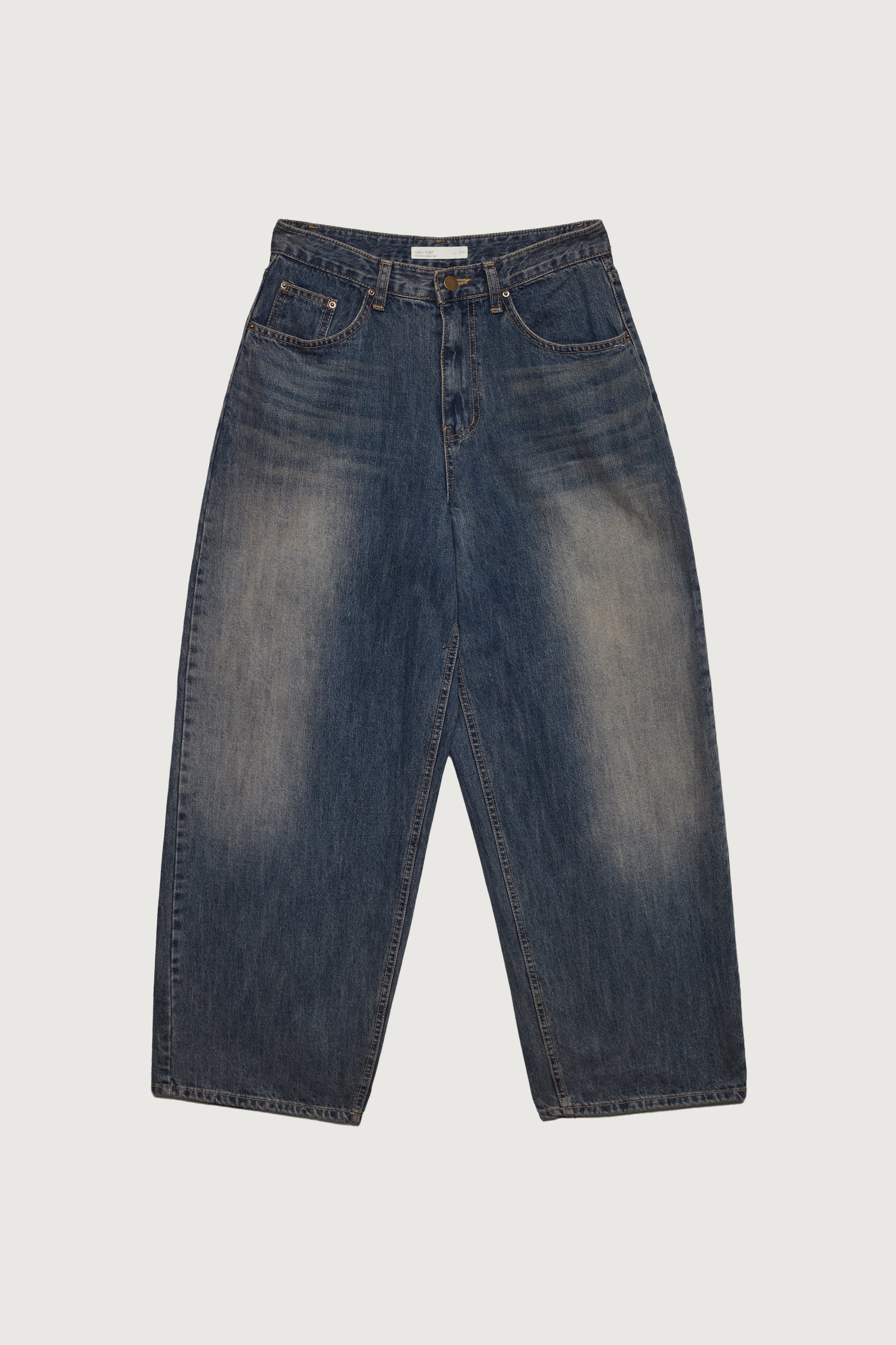 MID-RISE CURVED LEG DARK WASH JEAN - Image 5