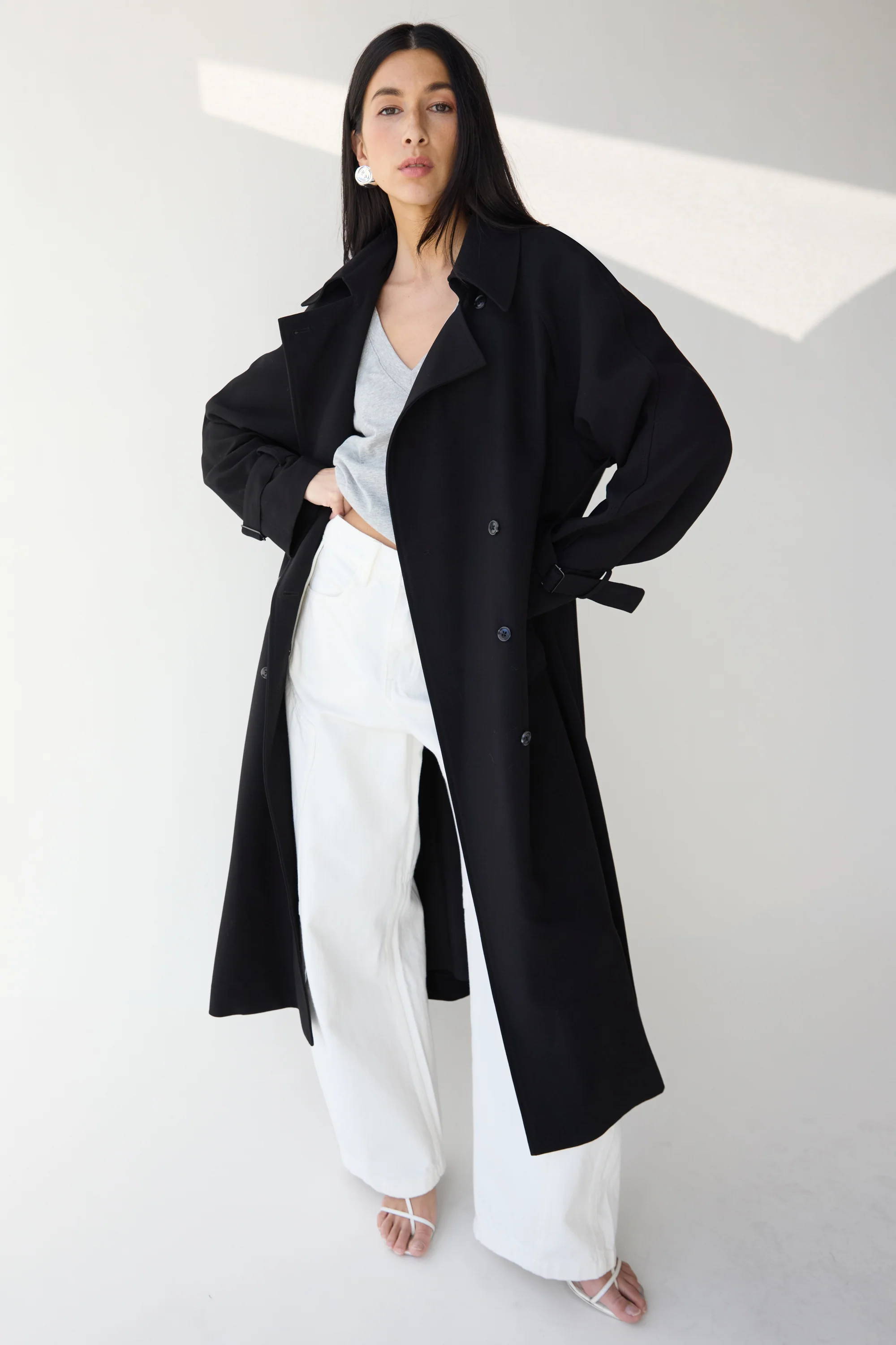 OVERSIZED TRENCH COAT - Image 9