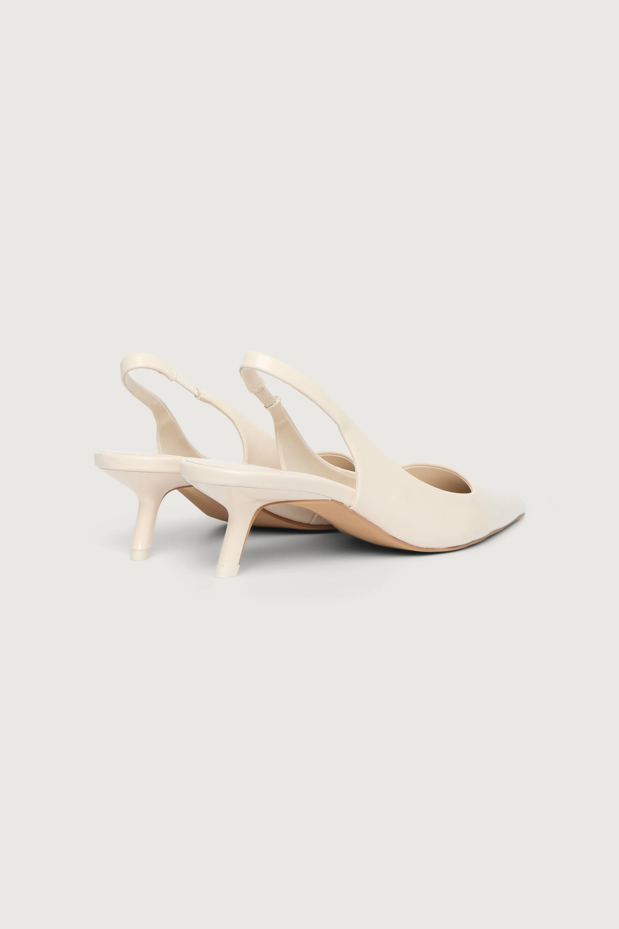 POINTED TOE SLING BACK KITTEN HEEL - Image 6