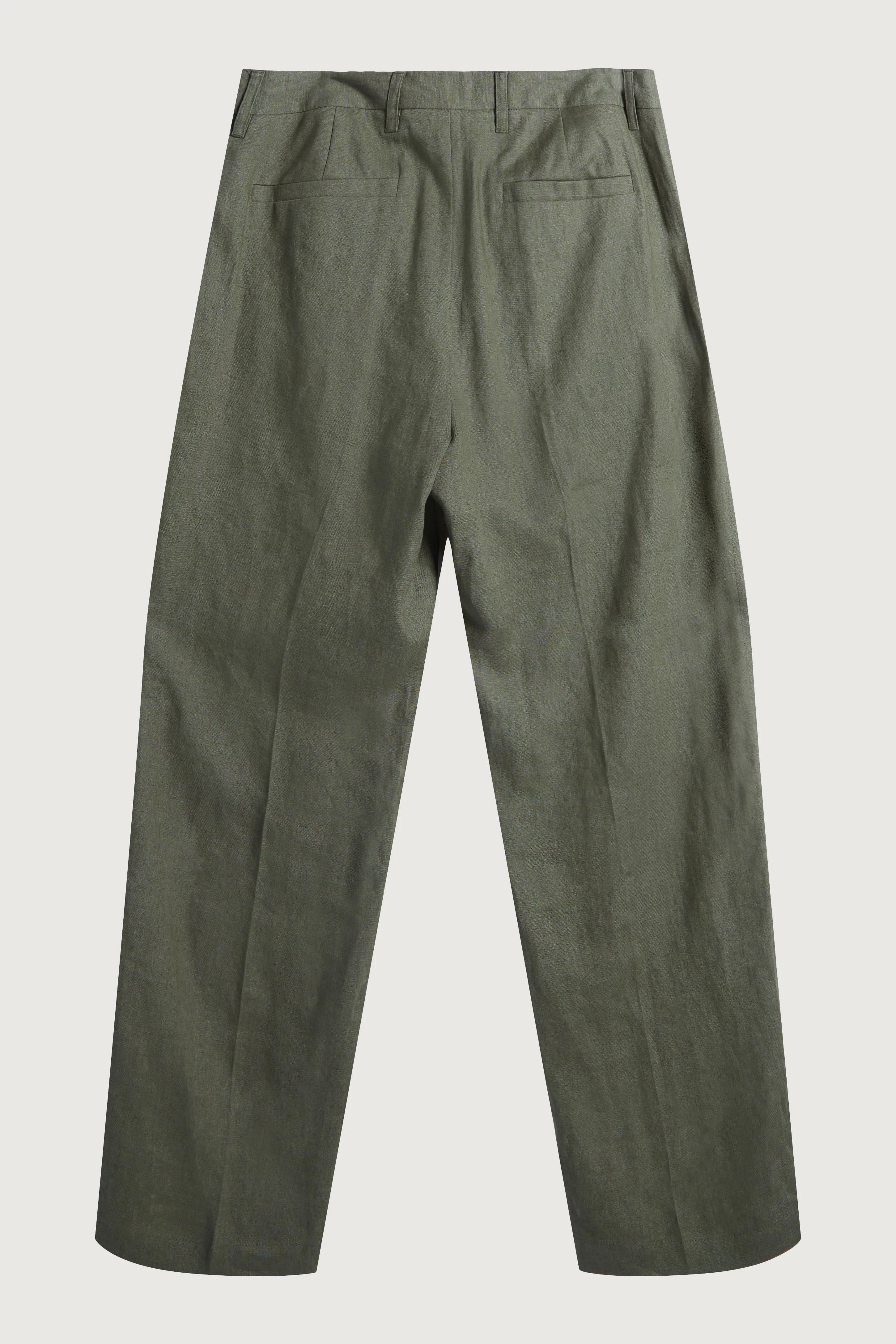 100% LINEN STRAIGHT LEG PANT - Image 7