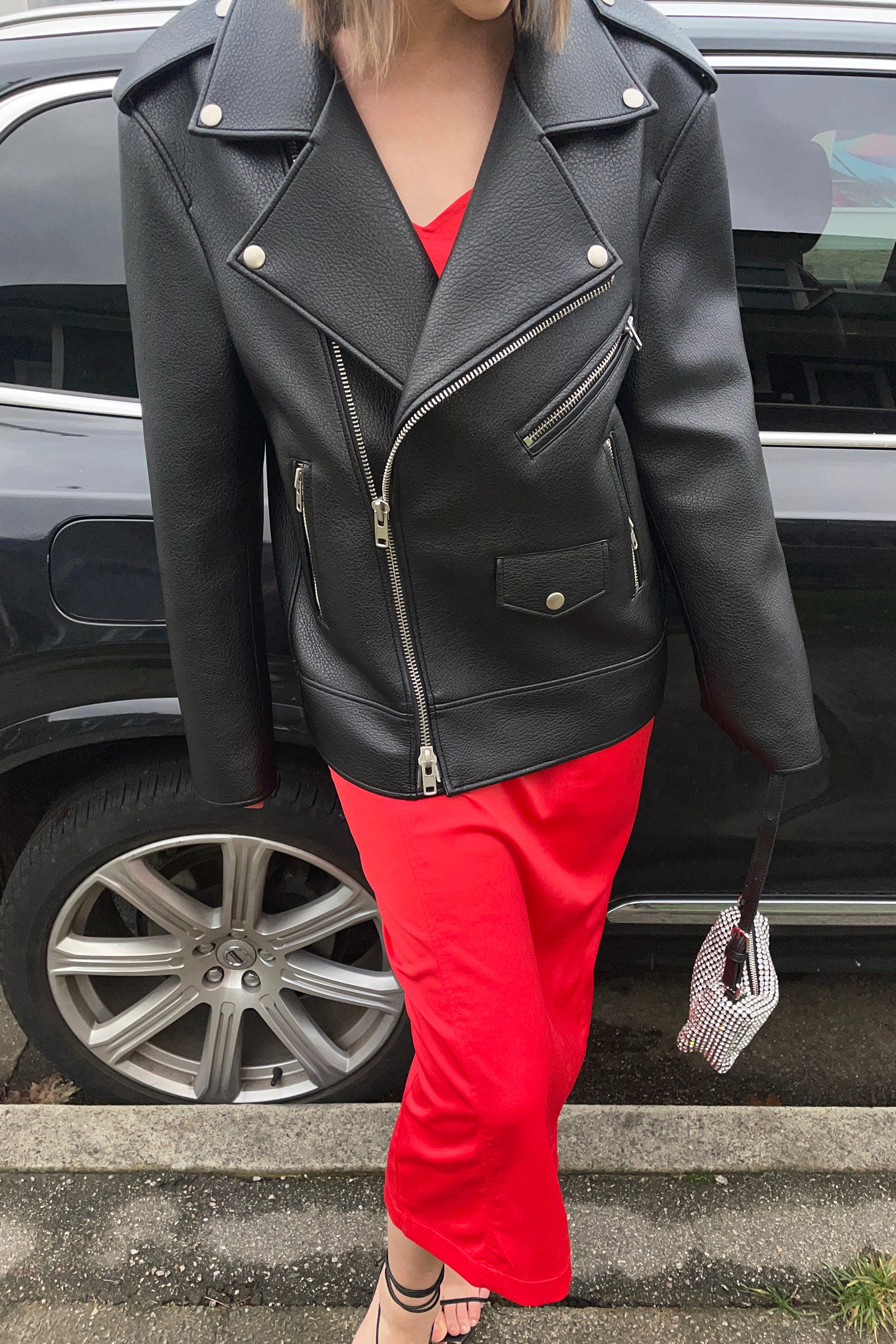 SATIN SWEETHEART MIDI DRESS - Image 5