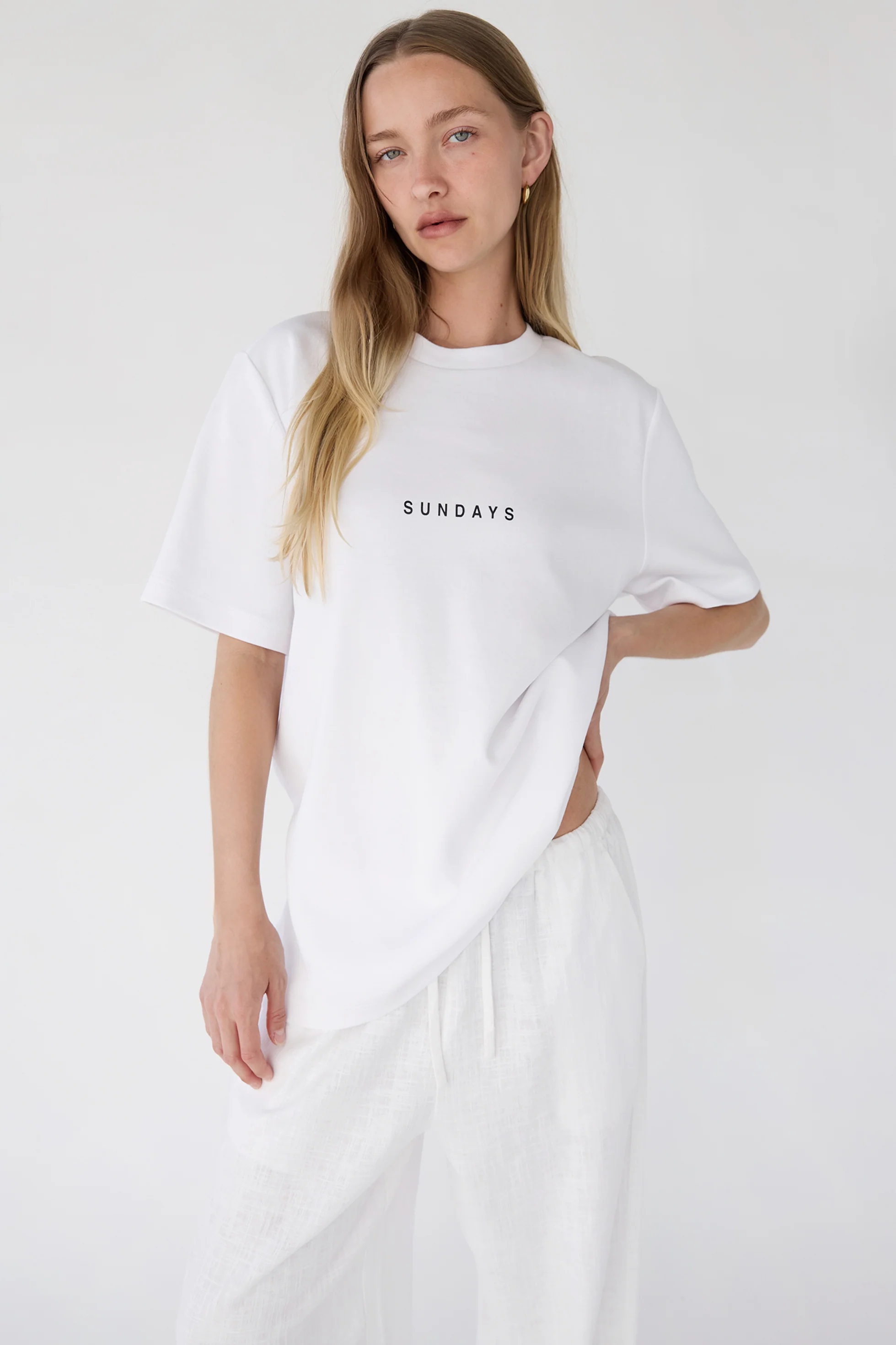 SUNDAY HEAVYWEIGHT CREWNECK T-SHIRT - Image 12