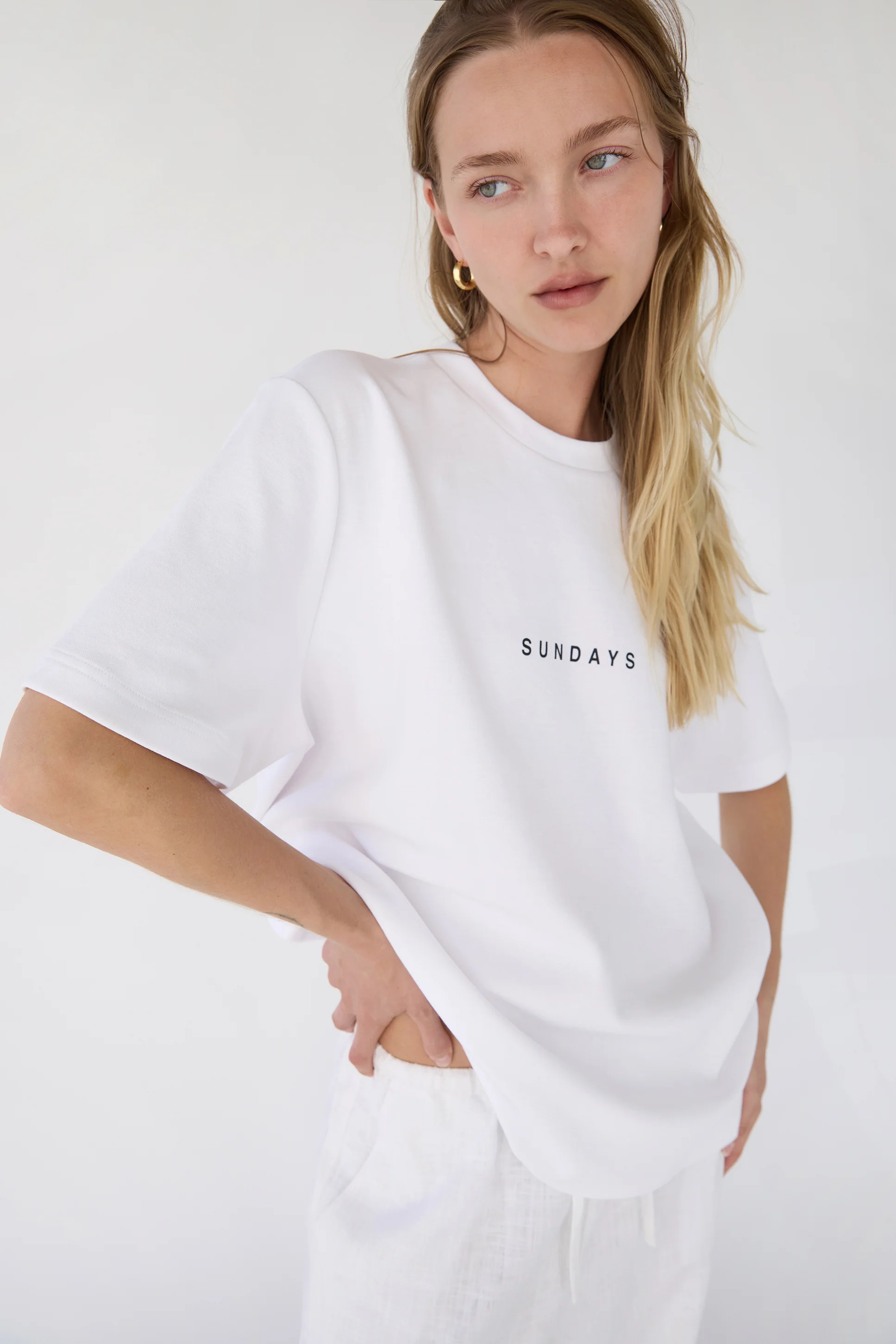 SUNDAY HEAVYWEIGHT CREWNECK T-SHIRT - Image 14