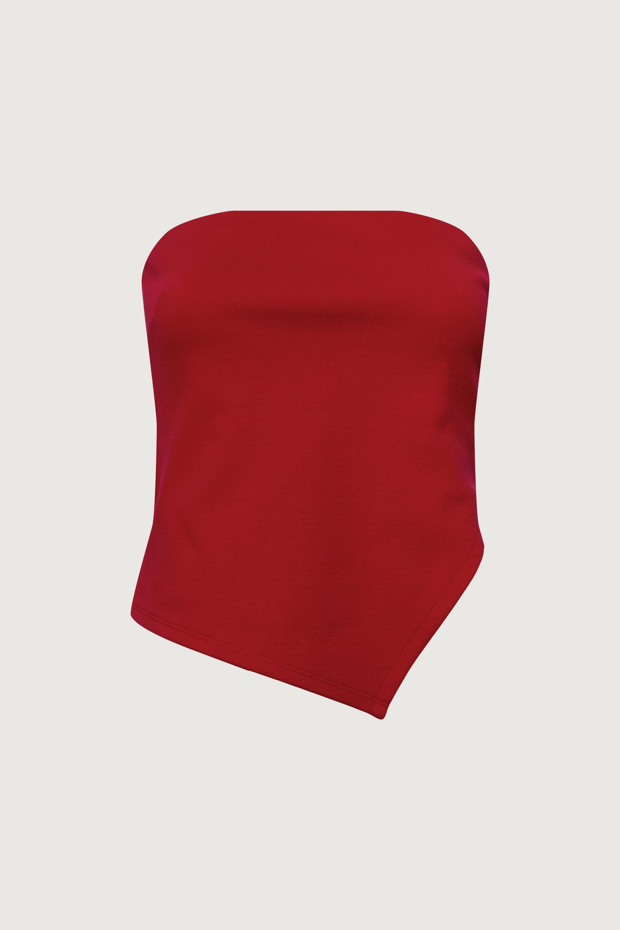 CROPPED TUBE TOP WITH SIDE SLIT - Image 7