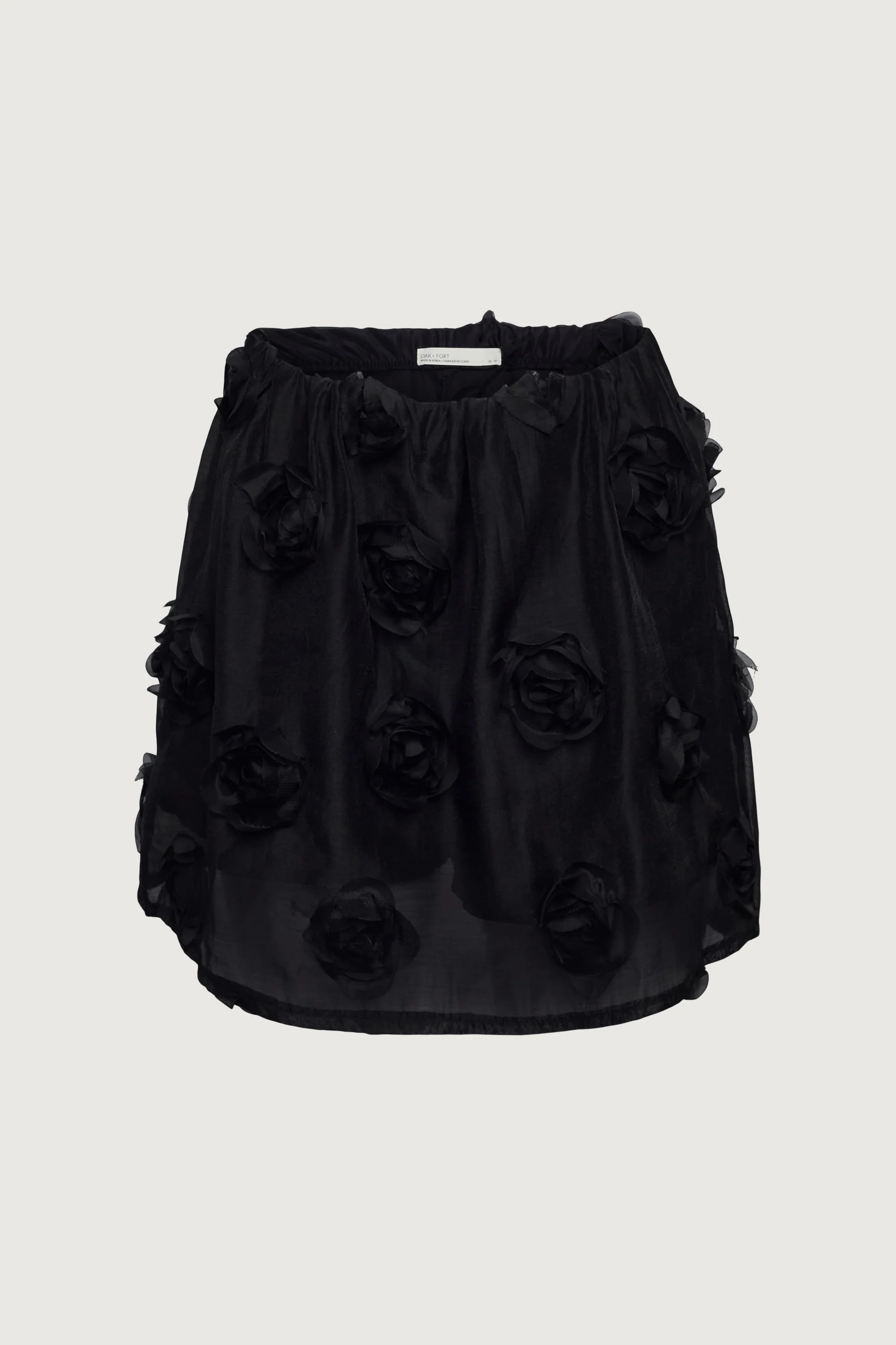 TULLE MINI SKIRT WITH ROSETTES - Image 8