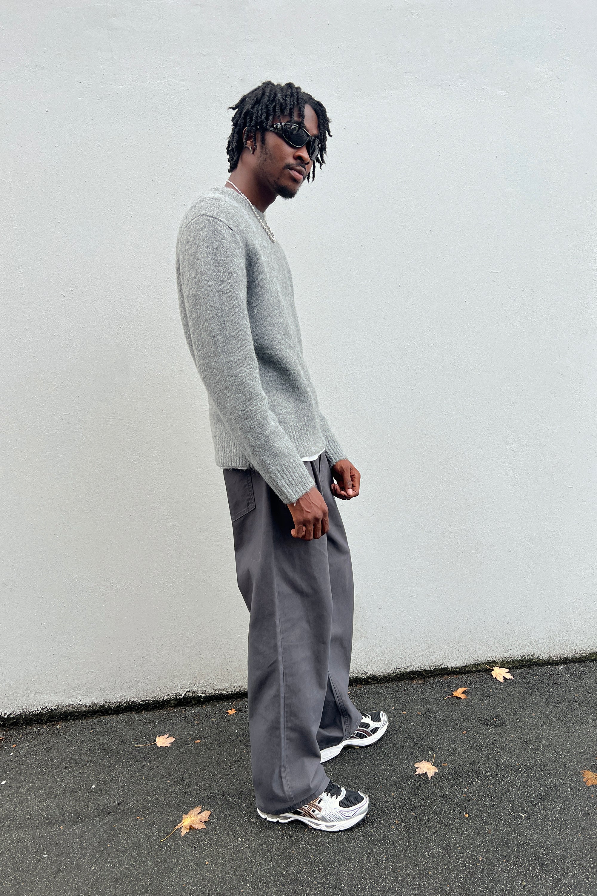 TWILL WIDE LEG PANT - Image 3