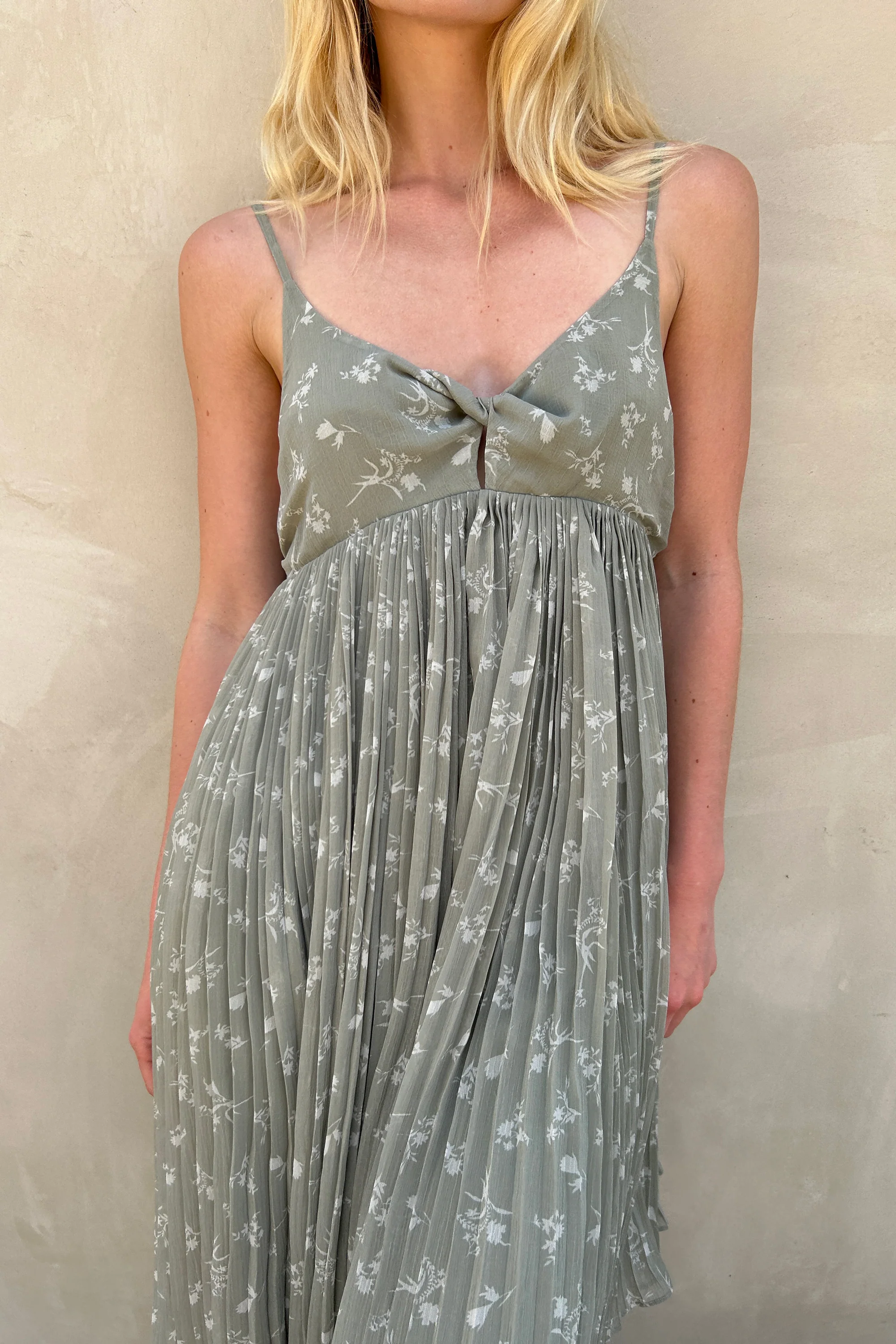 TWIST FRONT PRINTED DRESS - Image 3