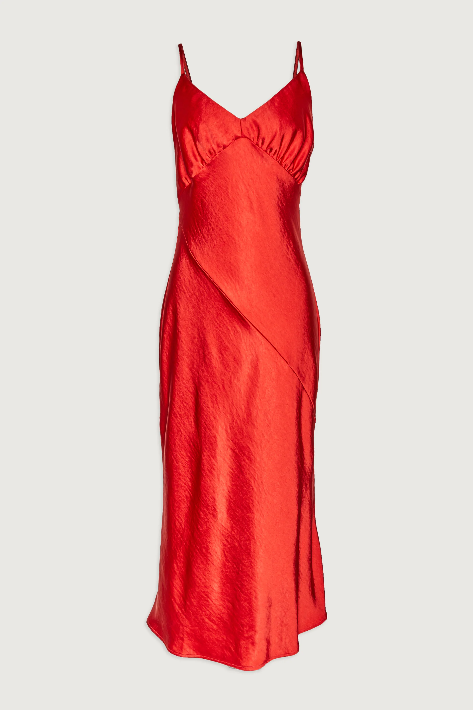 V-NECK SATIN SLIP DRESS - Image 6