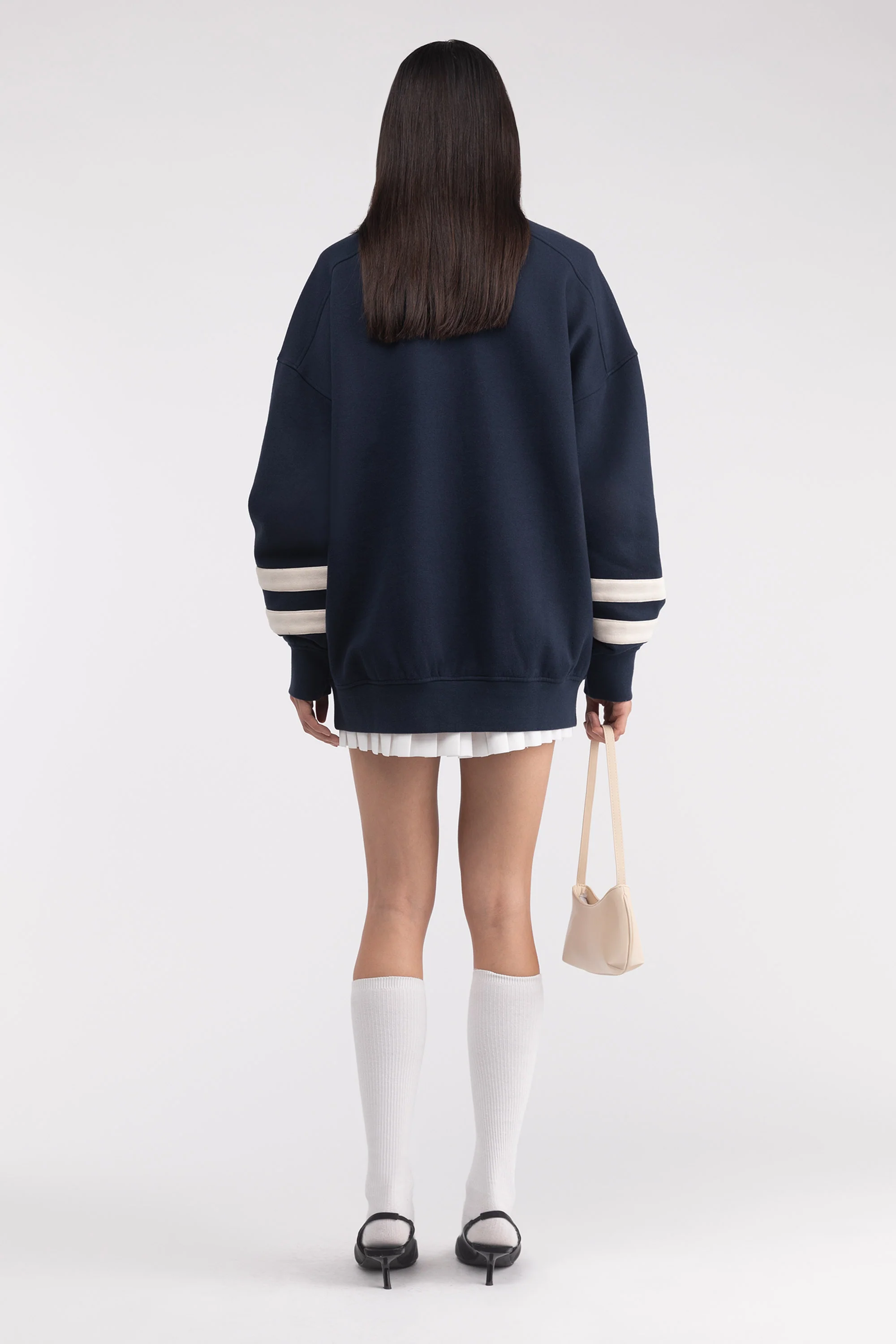 VARSITY GRAPHIC JERSEY SWEATSHIRT - Image 10