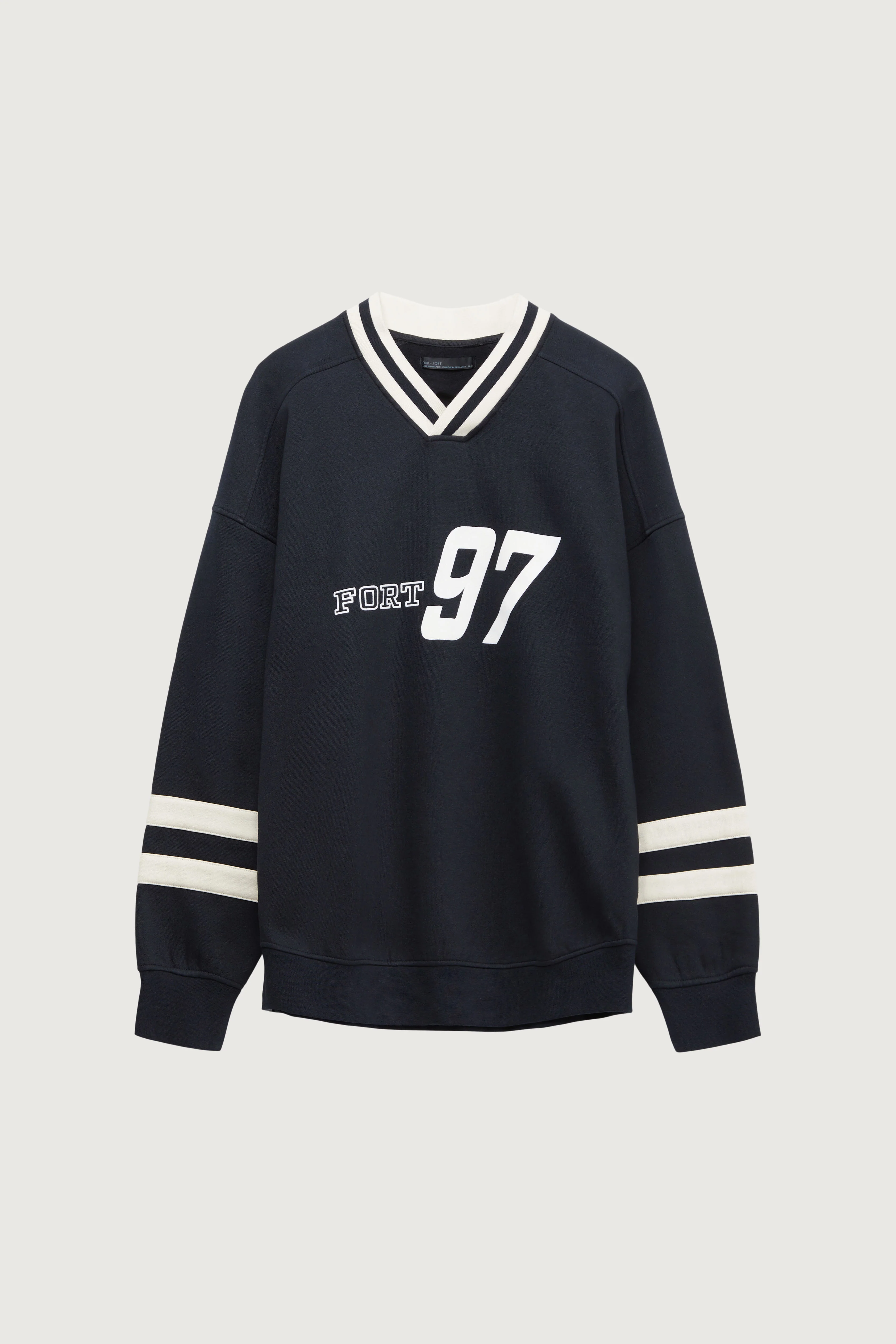 VARSITY GRAPHIC JERSEY SWEATSHIRT - Image 12