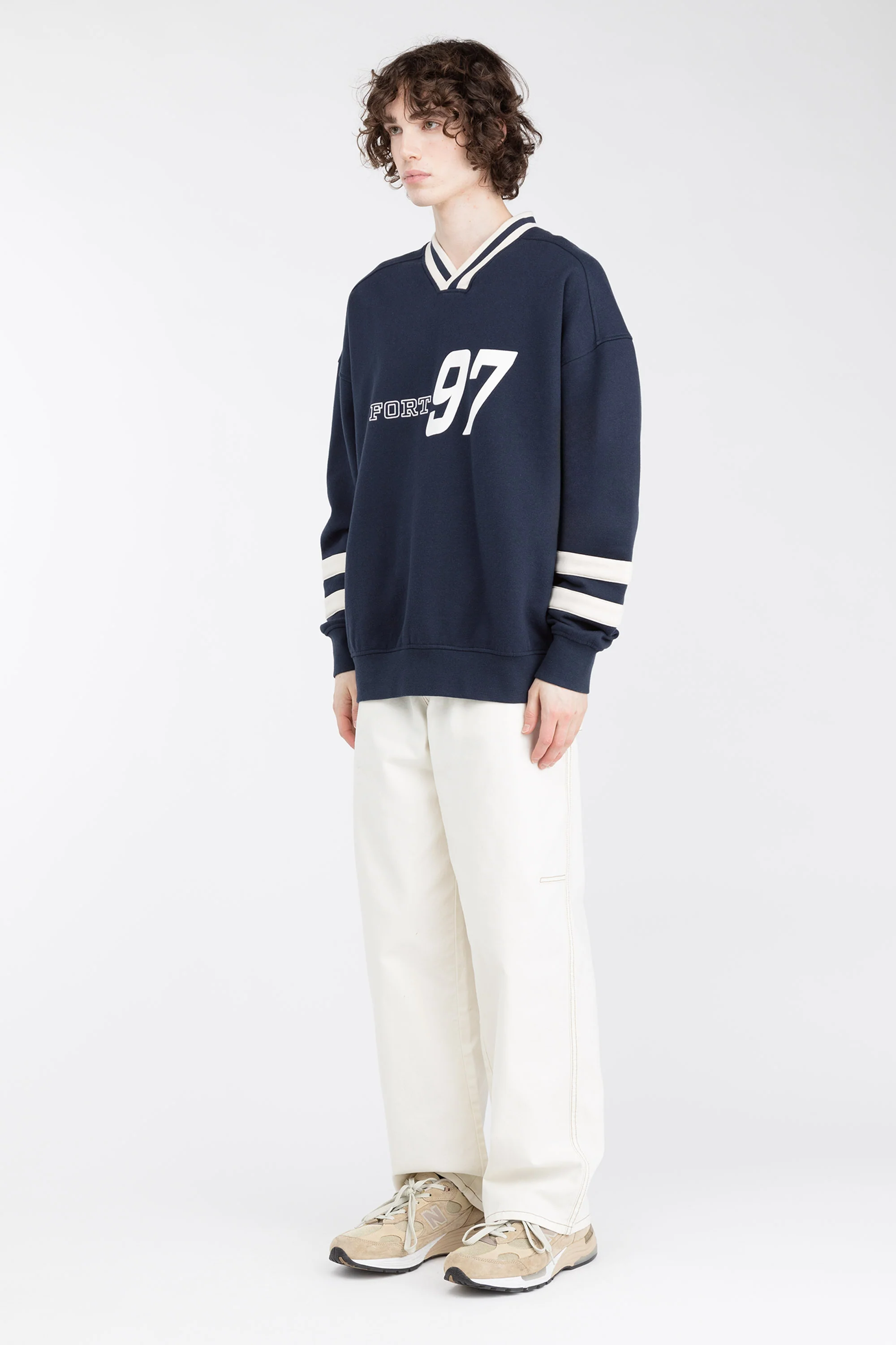 VARSITY GRAPHIC JERSEY SWEATSHIRT - Image 3