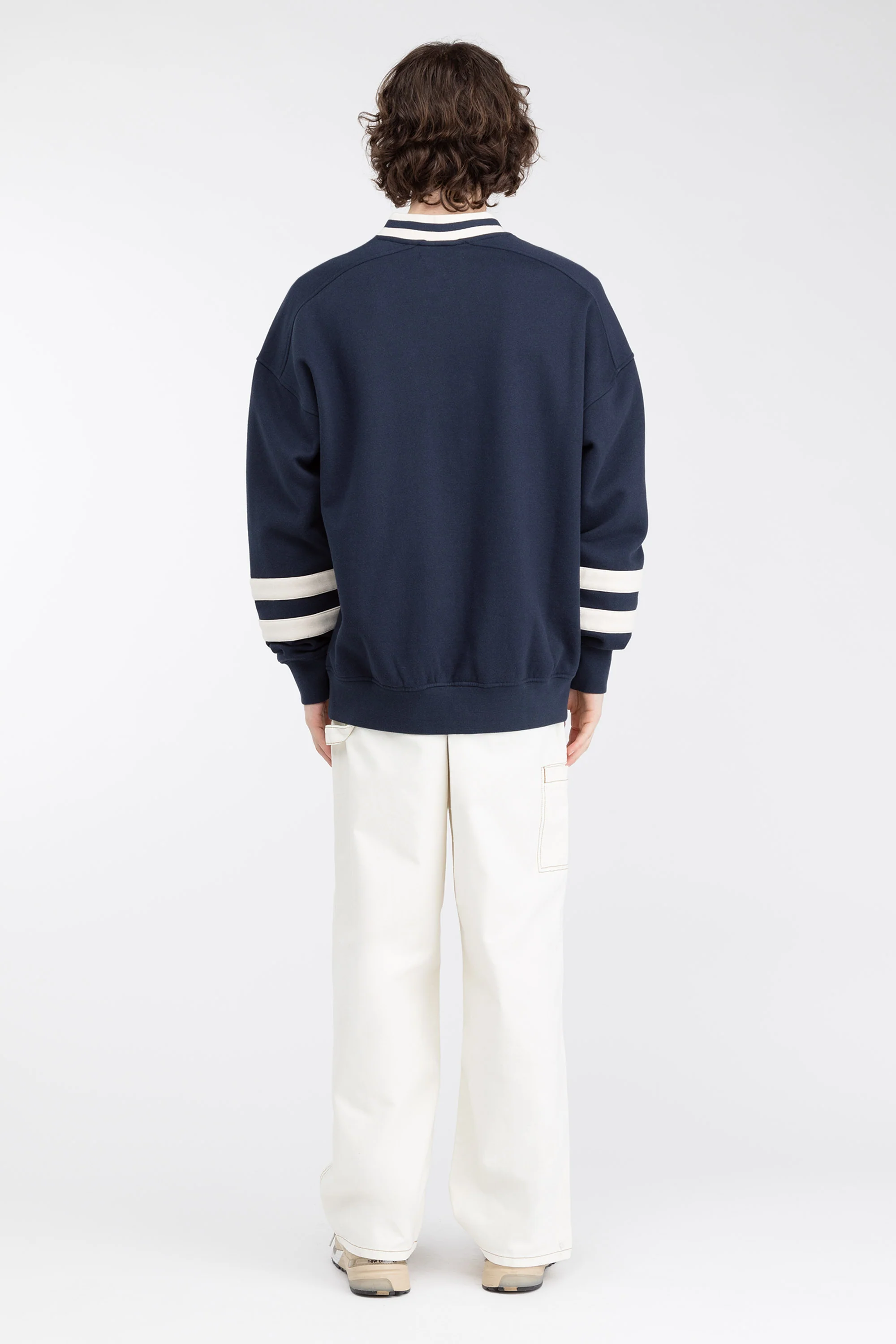 VARSITY GRAPHIC JERSEY SWEATSHIRT - Image 4