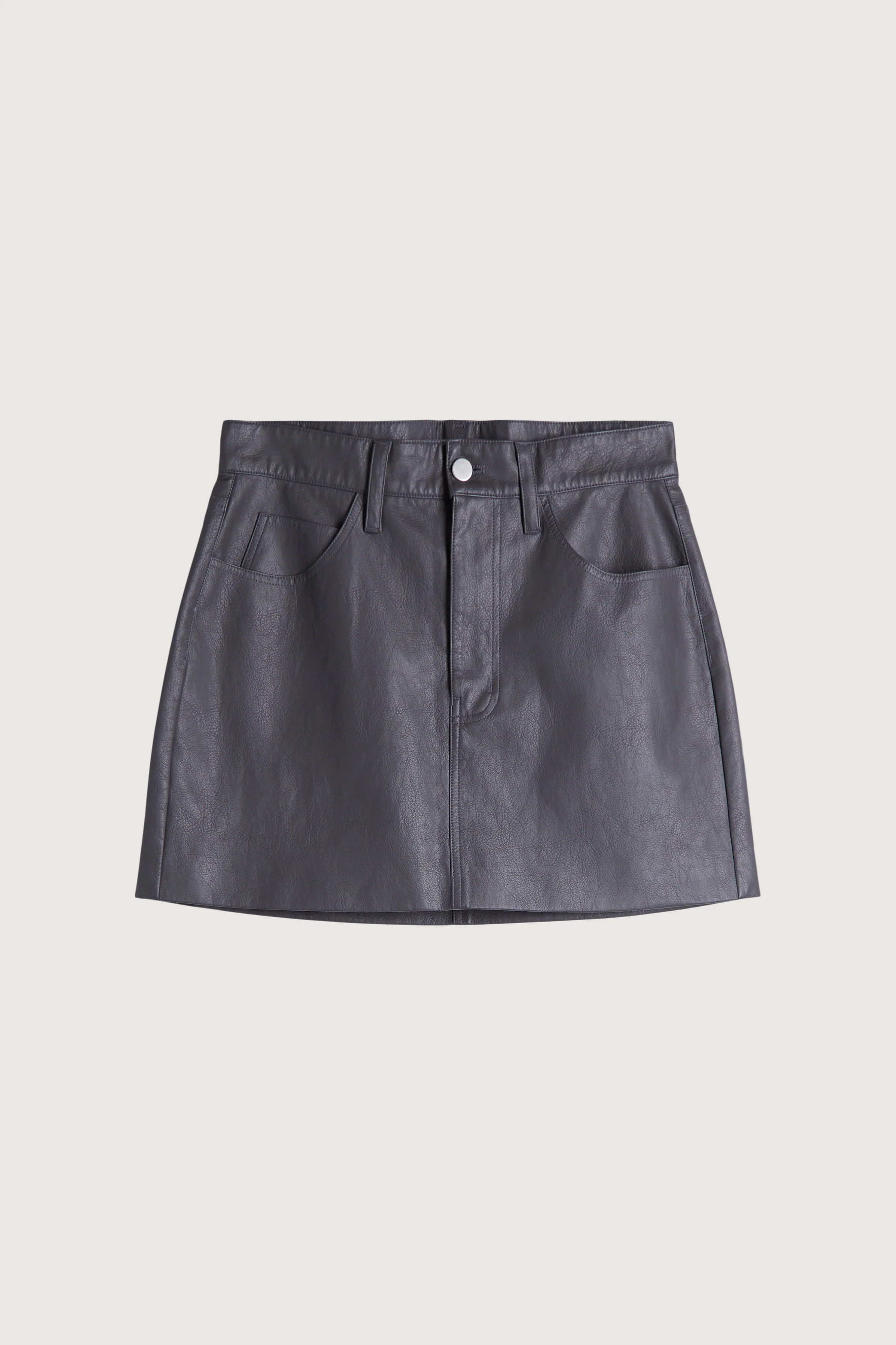 VEGAN LEATHER MINI SKIRT - Image 9