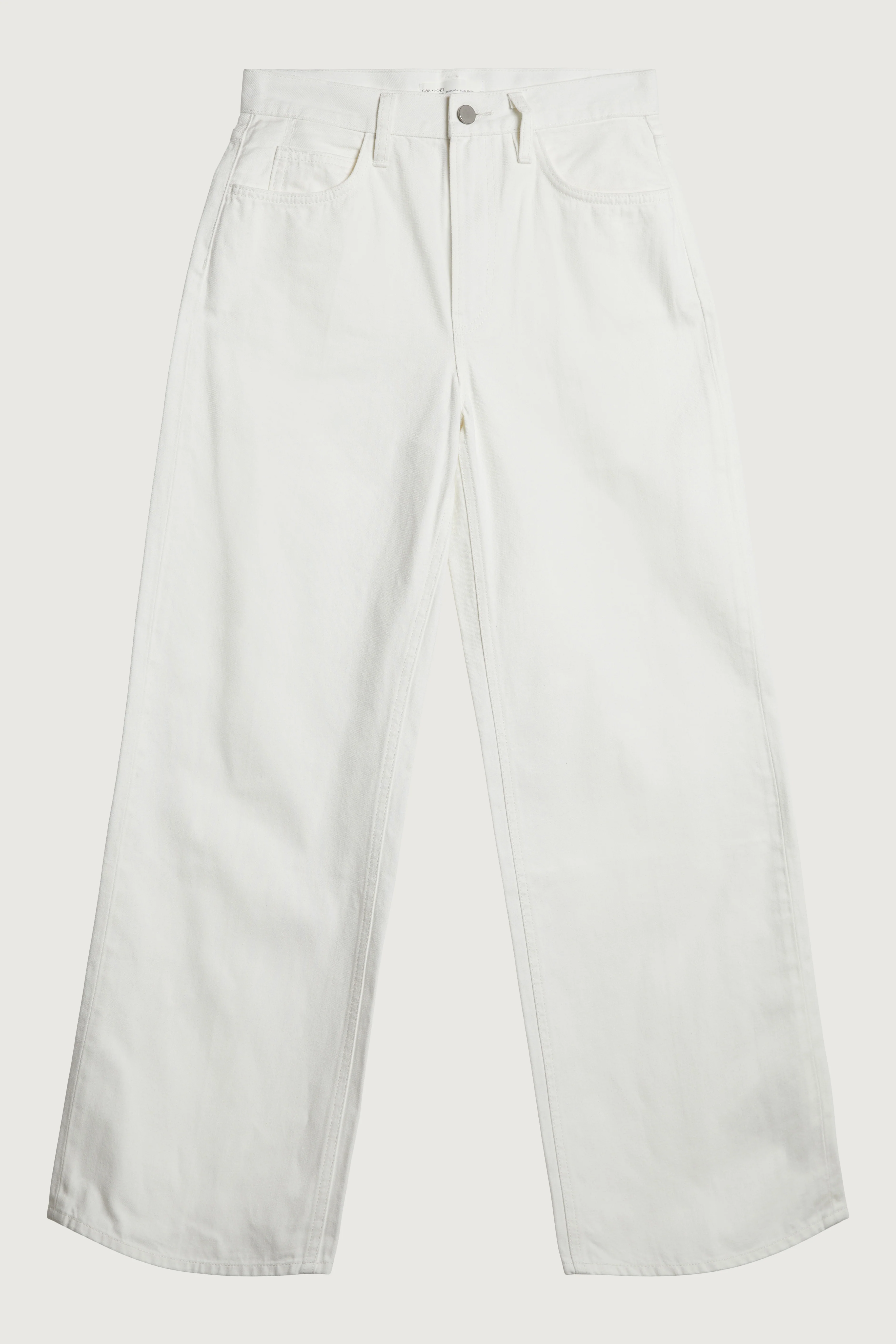 ECRU WIDE LEG JEAN - Image 3