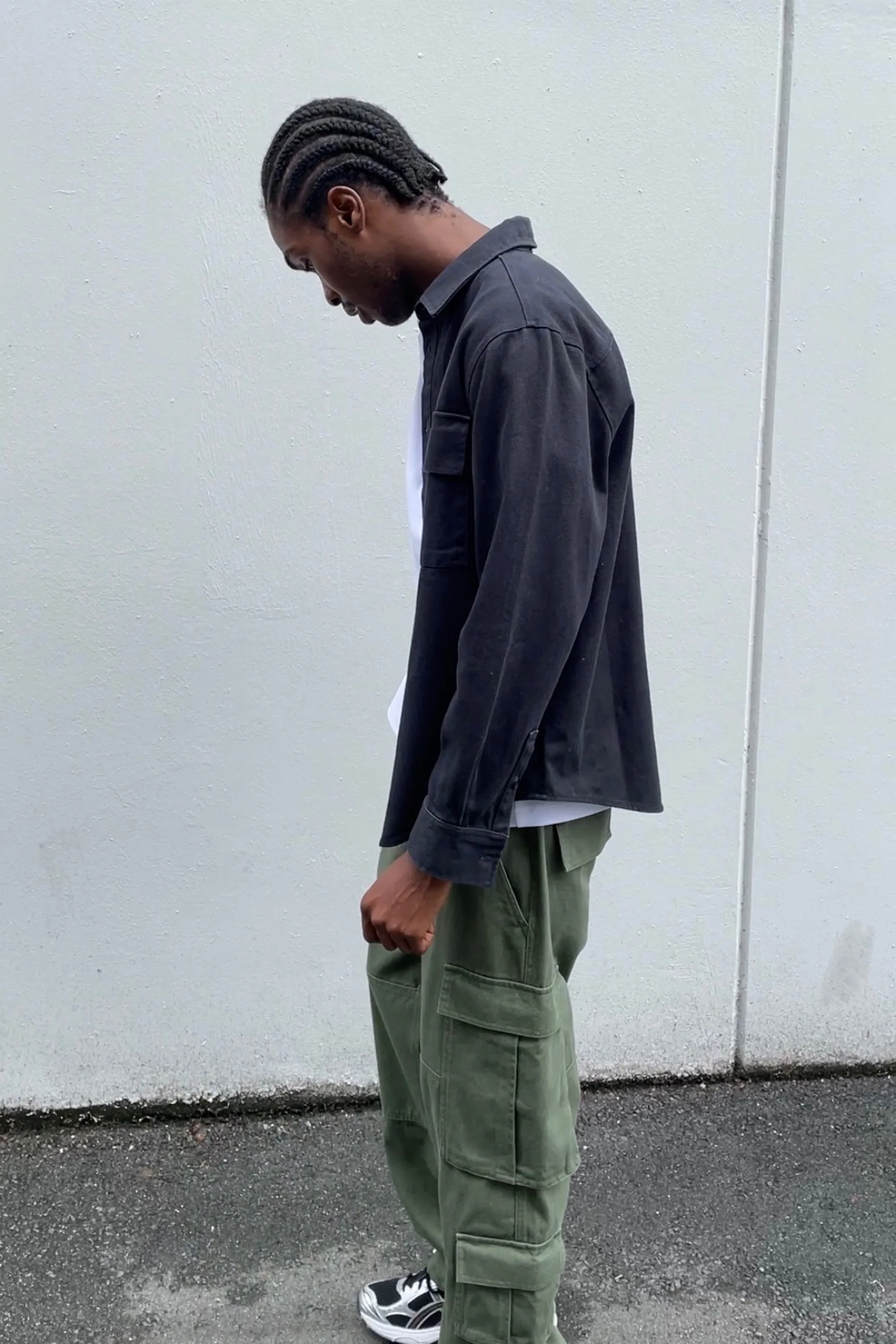 WIDE LEG CARGO CHINO PANT - Image 5