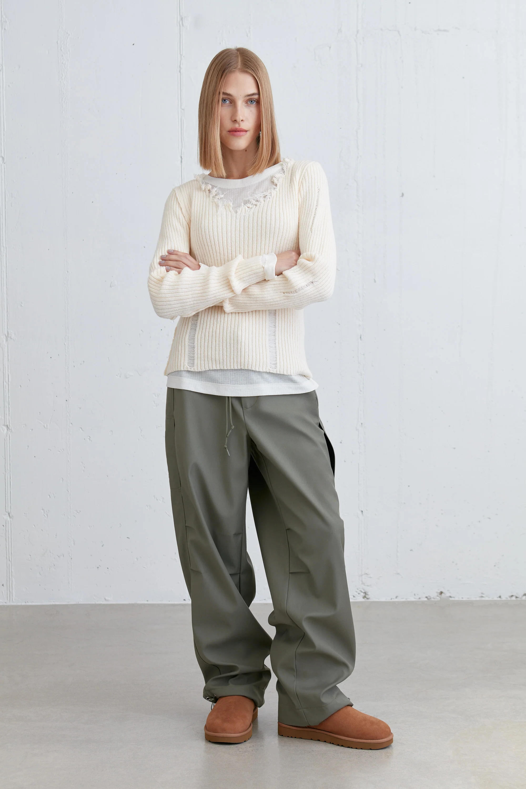 WIDE LEG PARACHUTE PANT - Image 5