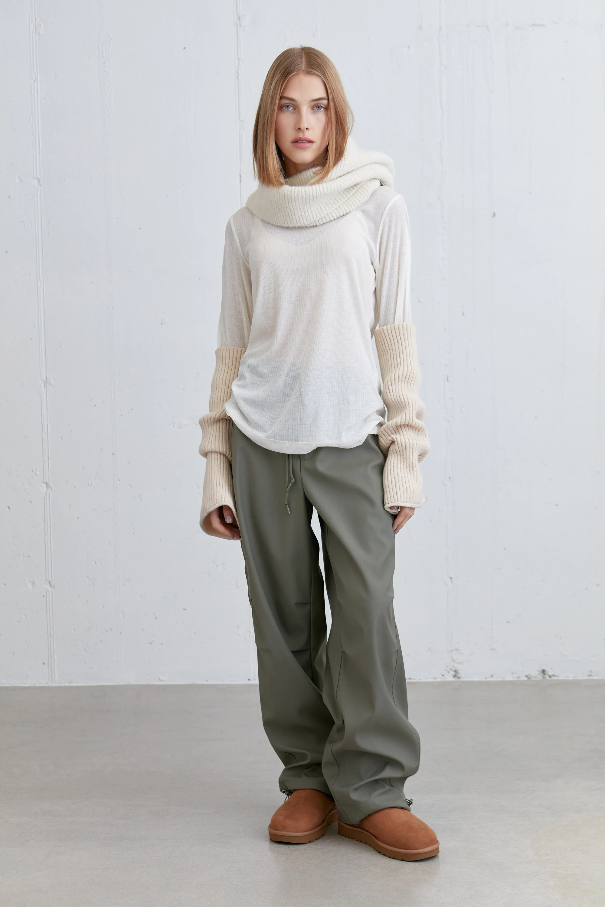 WIDE LEG PARACHUTE PANT - Image 6