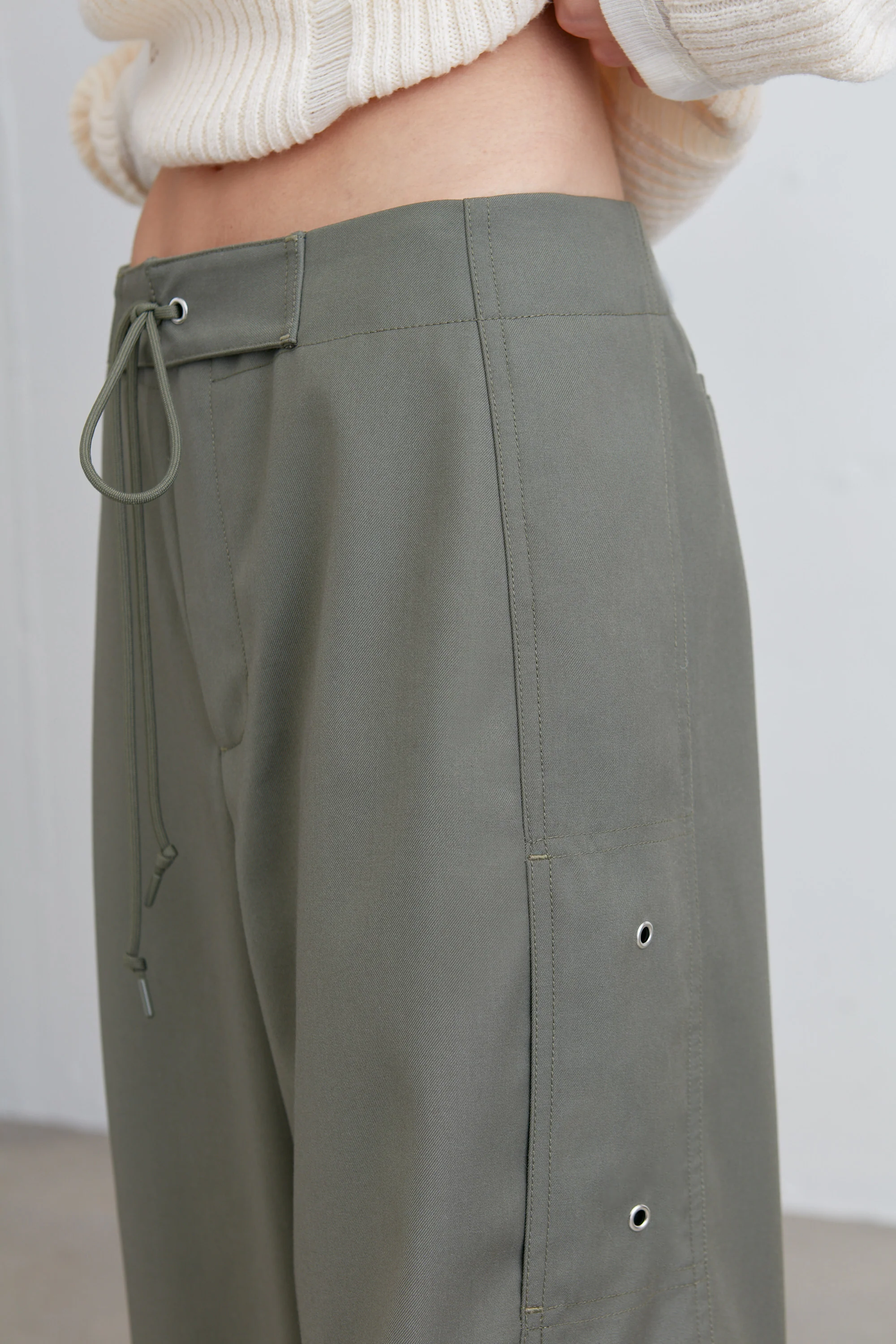 WIDE LEG PARACHUTE PANT - Image 7
